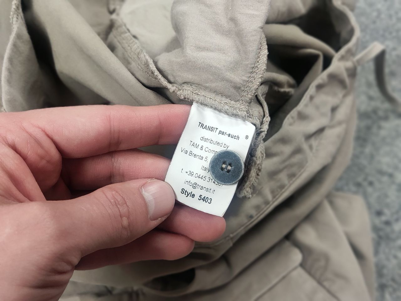 Transit Transit Par Such Ankle Cargo Pants Italy Design Vintage Size 31" - 16 Thumbnail