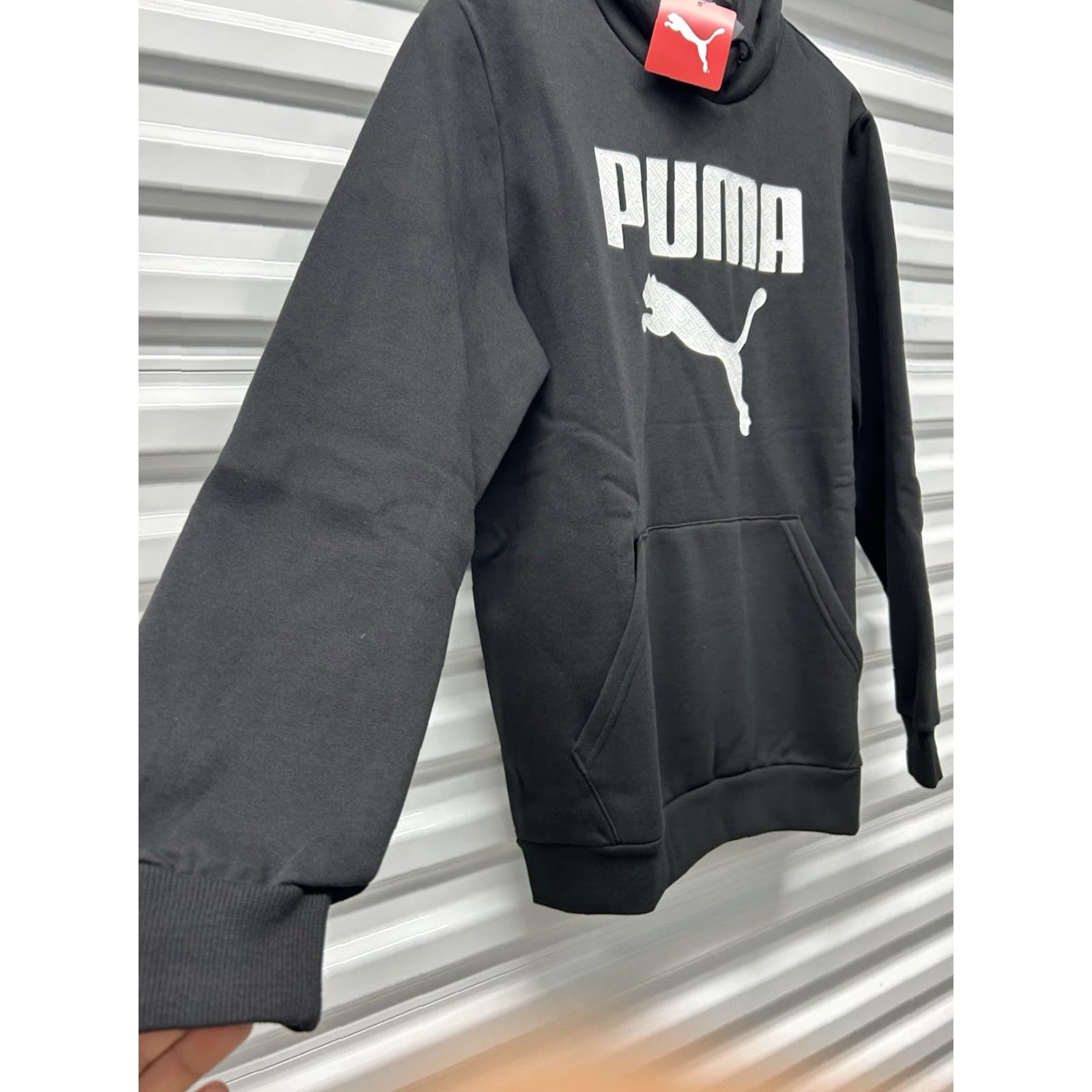 Puma NEW PUMA Italy Classic Black/White Embossed Logo Pullover Hoodie Mens M Size US M / EU 48-50 / 2 - 4 Thumbnail