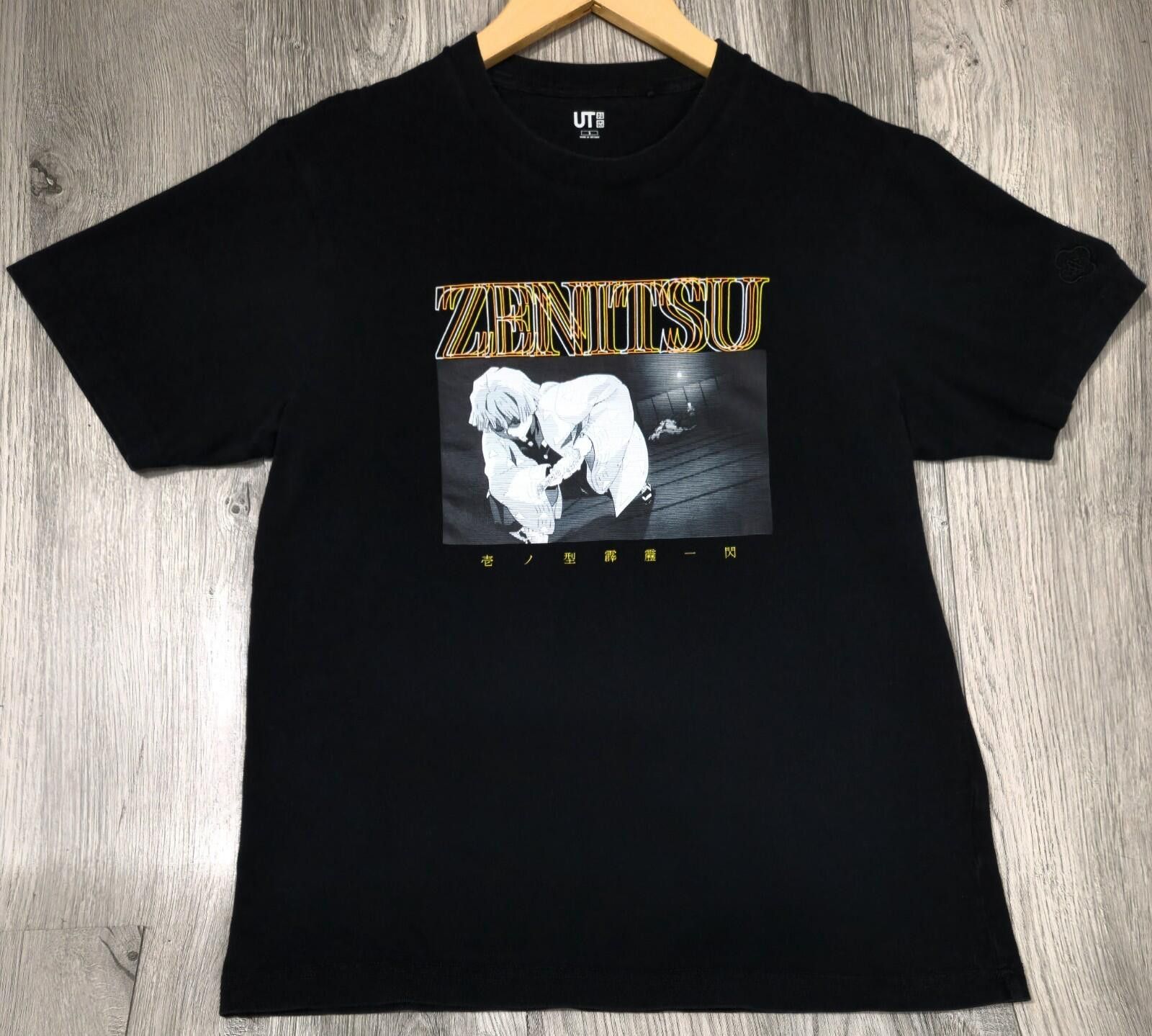 Uniqlo UT Uniqlo Zenitsu Anime Black T Shirt Men’s Size S #12 Size US S / EU 44-46 / 1 - 1 Thumbnail