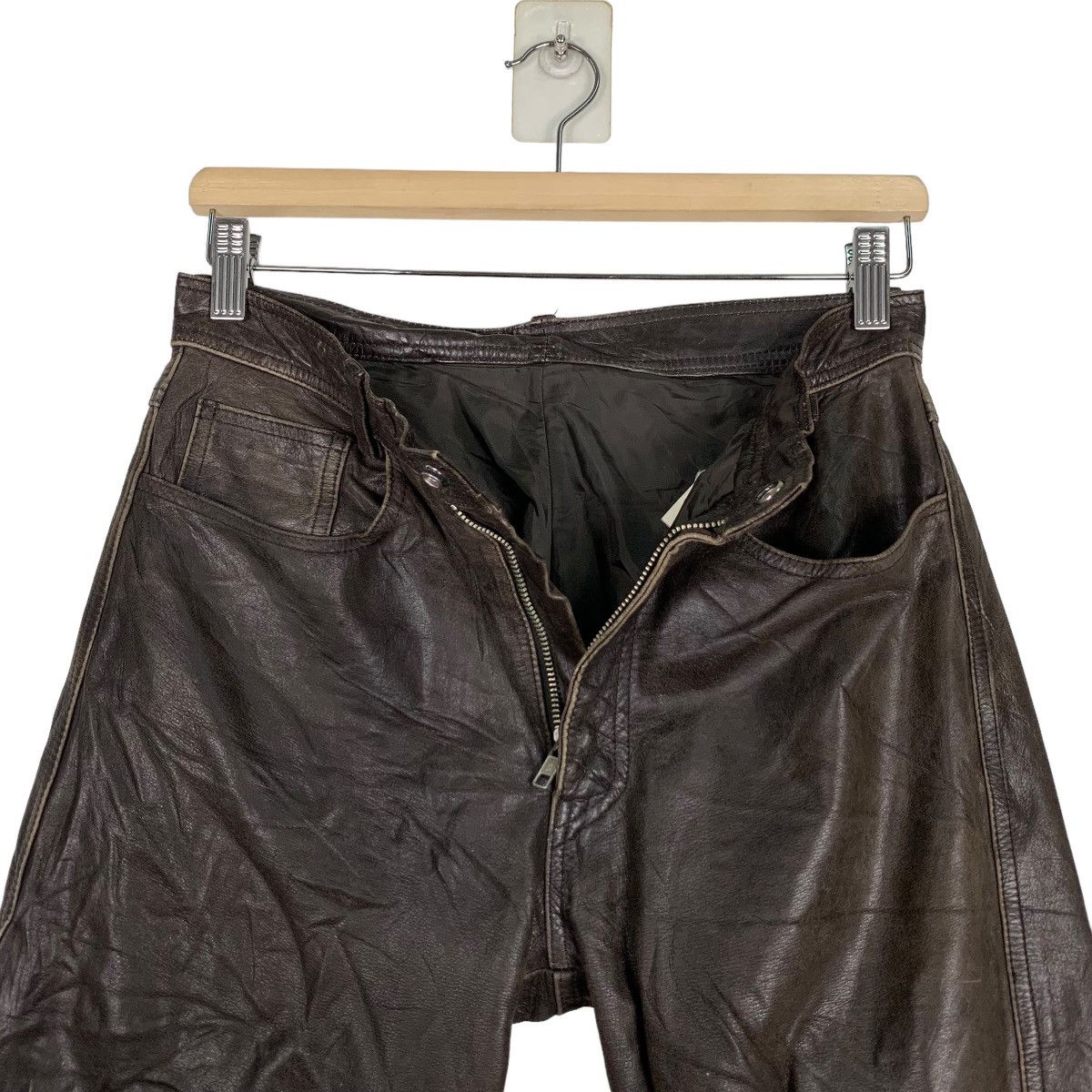 Leather UNION MADE by C's Men Leather Pant #0885-C40 Size US 30 / EU 46 - 10 Thumbnail