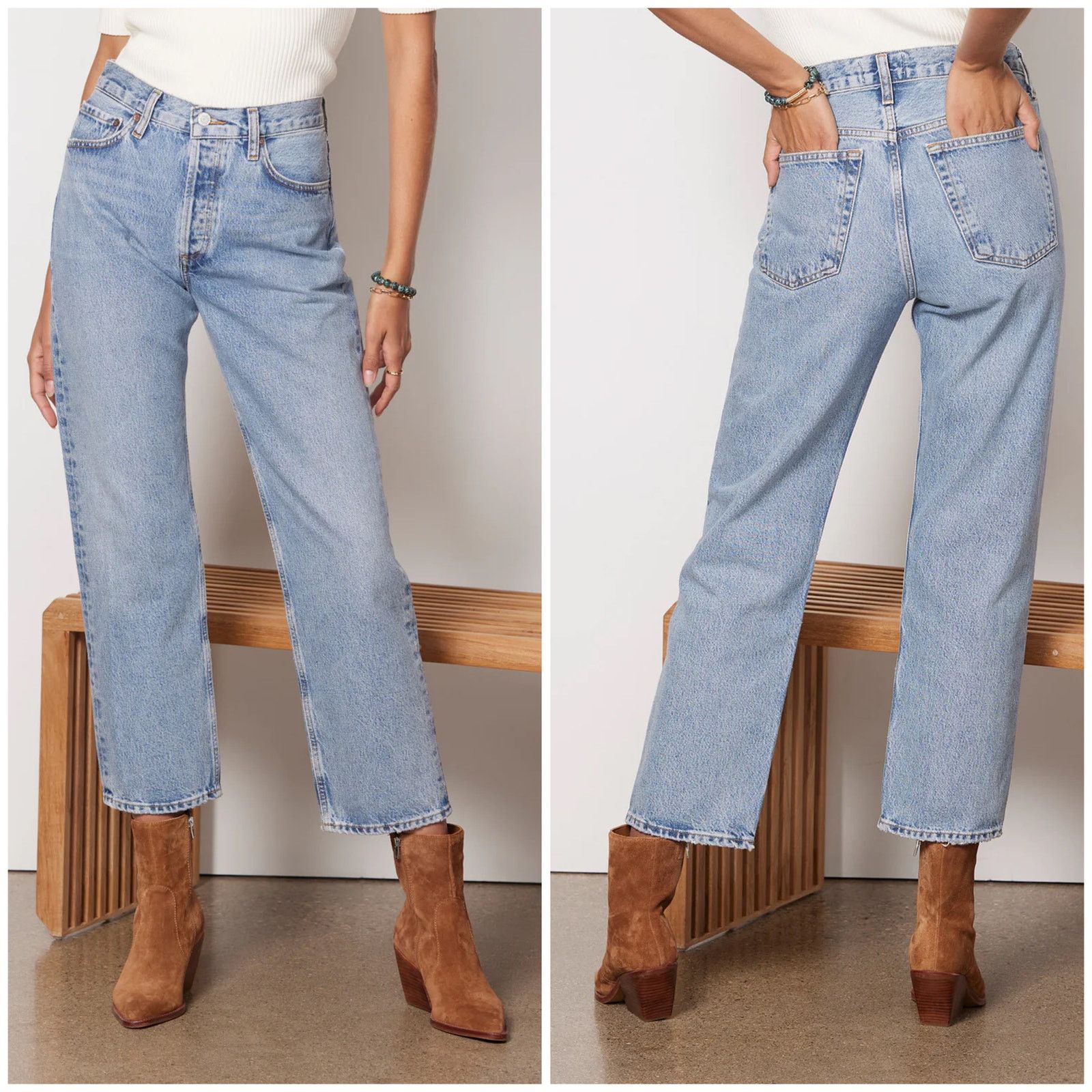 Agolde AGOLDE Wyman Vintage Straight Jean Ratio Wash Size 28" / US 6 / IT 42 - 1 Thumbnail