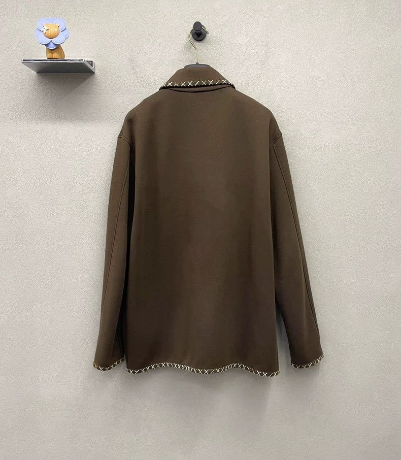 Louis Vuitton Louis Vuitton 24 new chocolate embroidered jacket Size US L / EU 52-54 / 3 - 2 Thumbnail