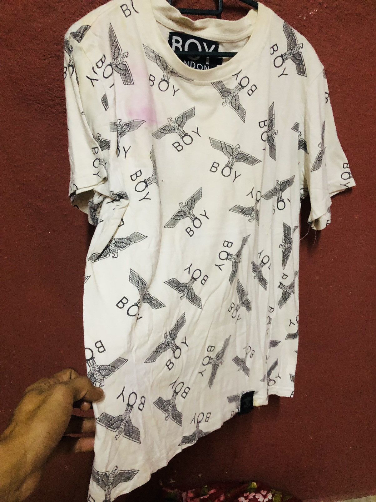 Boy London White All Over Print T- Shirt