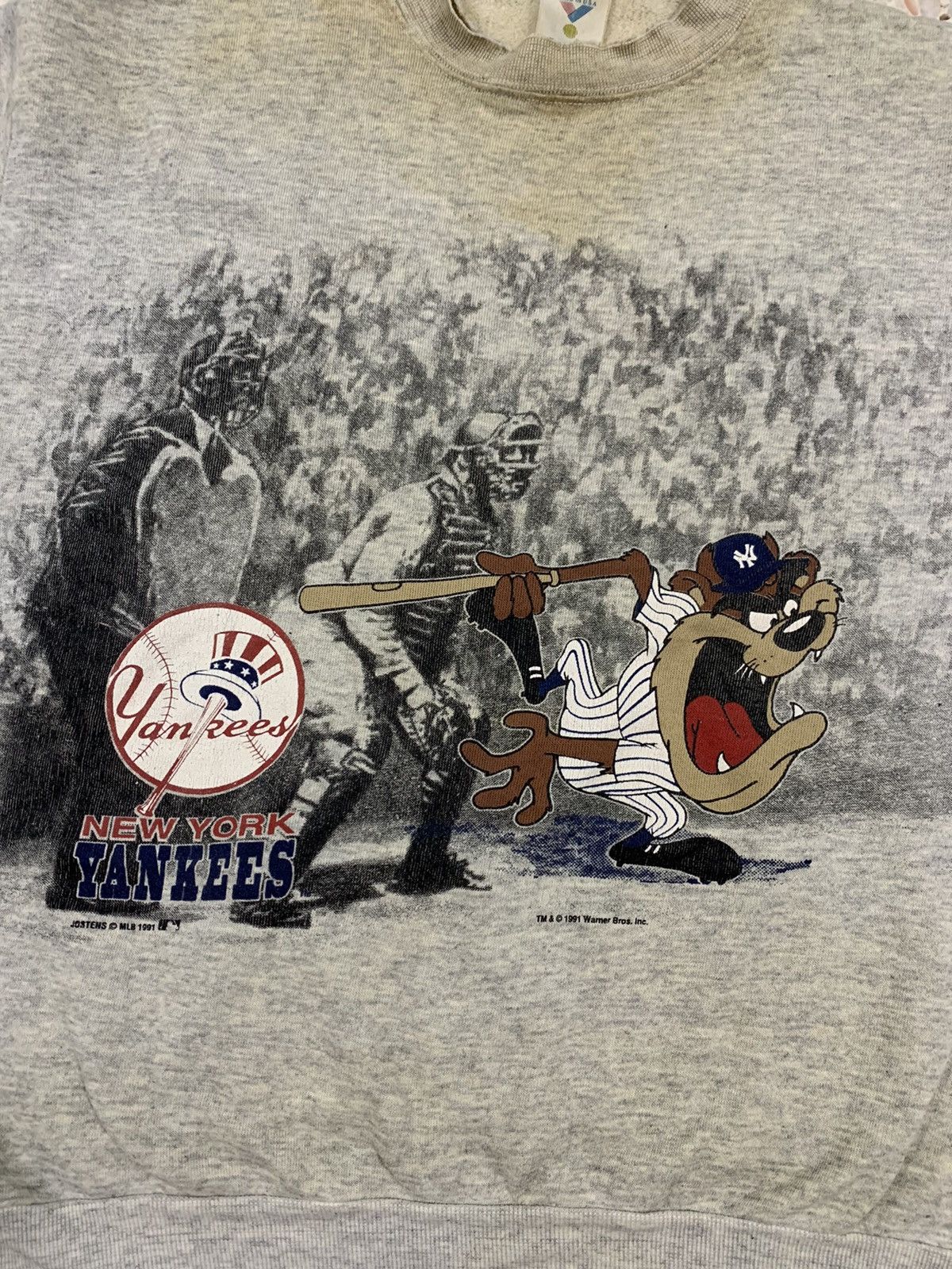 MLB VINTAGE YANKEES TAZ 90’S DISTRESSED SWEATSHIRT VERY RARE Size US L / EU 52-54 / 3 - 2 Thumbnail