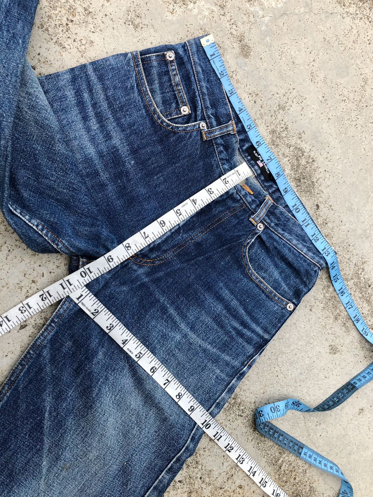 Polo Ralph Lauren VINTAGE POLO JEANS DISTRESSED DENIM Size US 28 / EU 44 - 8 Thumbnail