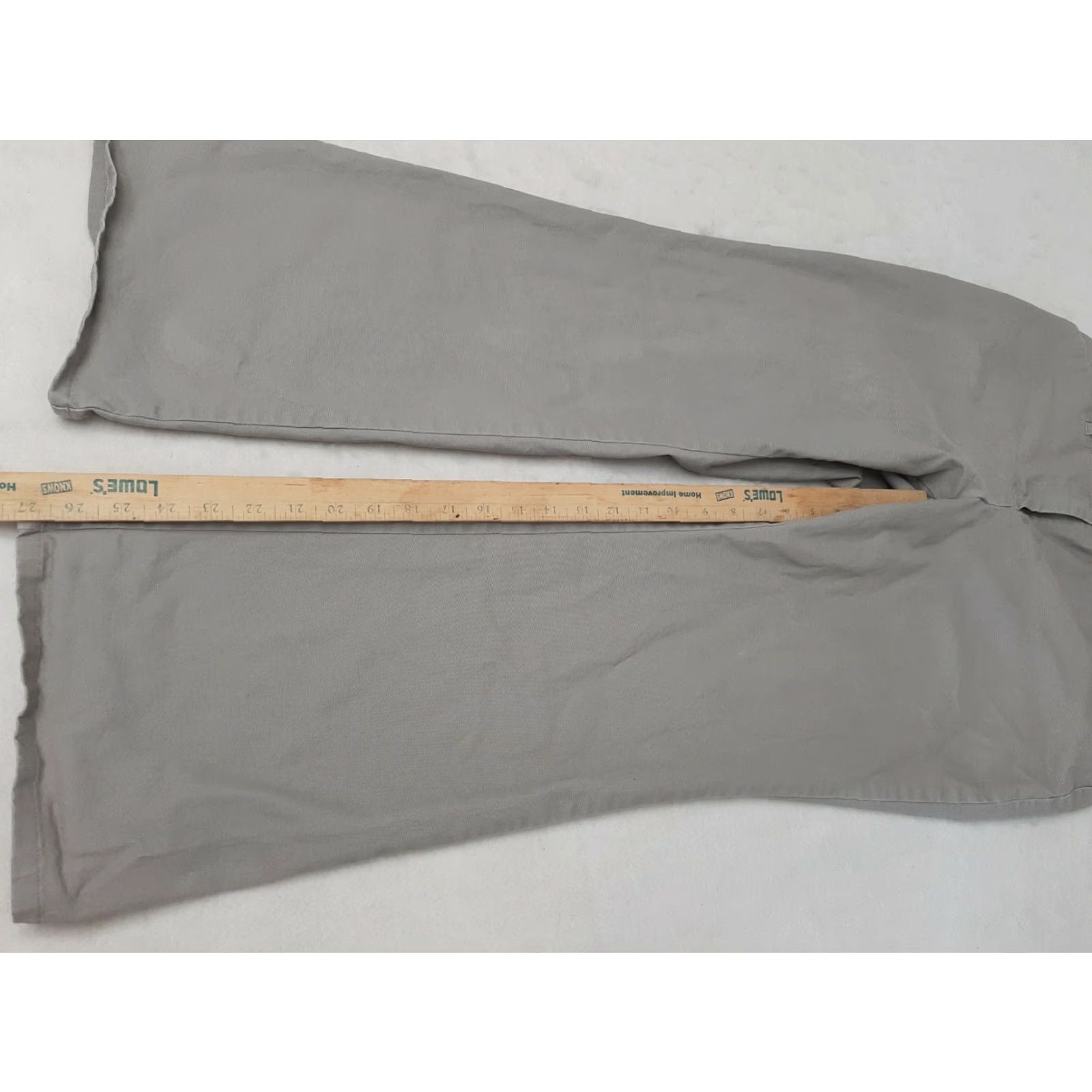 Vintage Chico's Pants Size 1.5 Short Gray Womens Carpenter Casual Zip Regular 1.5 Stain Discounted Size 26" / US 2 / IT 38 - 5 Thumbnail