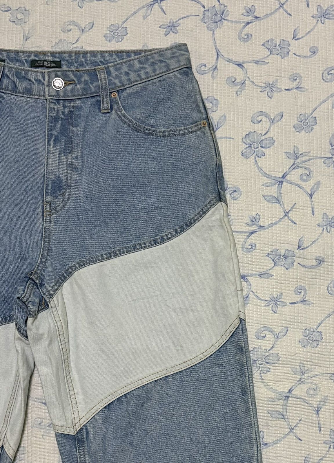 Other Wild Fable High Rise Relaxed Straight Streetwear Denim Size US 31 - 6 Thumbnail