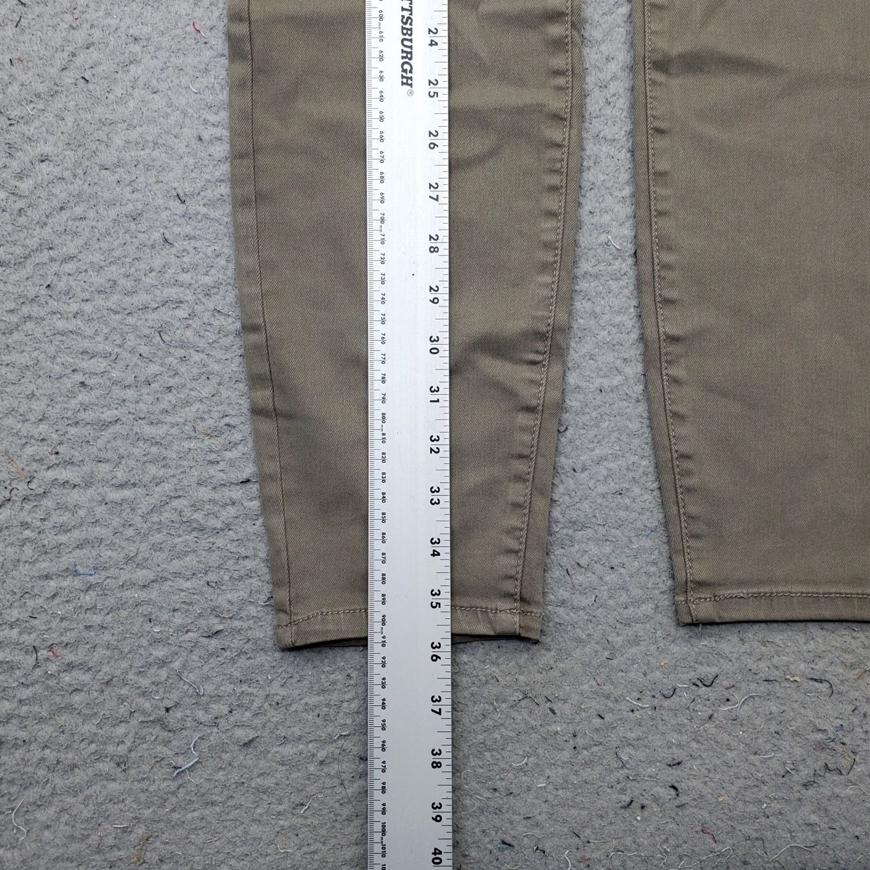 Buffalo David Bitton Buffalo David Bitton Womens Ankle Jeans Mid-Rise Avalon Green 6 Medium Wash Denim Slim 27"Inseam 5-Pocket NWT Mens Girls Size 28" / US 6 / IT 42 - 3 Thumbnail