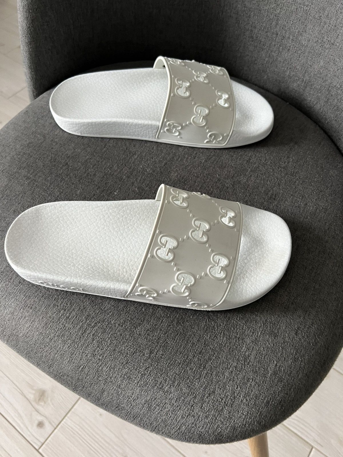Gucci Gucci White Slides Sandals Size 39 Luxury Designer Size US 6.5 / EU 39-40 - 8 Thumbnail