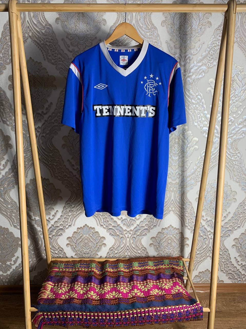 Umbro × Vintage VERY RARE UMBRO FC RANGERS SCOTLAND SOCCER JERSEY RETRO Y2K Size US XL / EU 56 / 4 - 1 Thumbnail