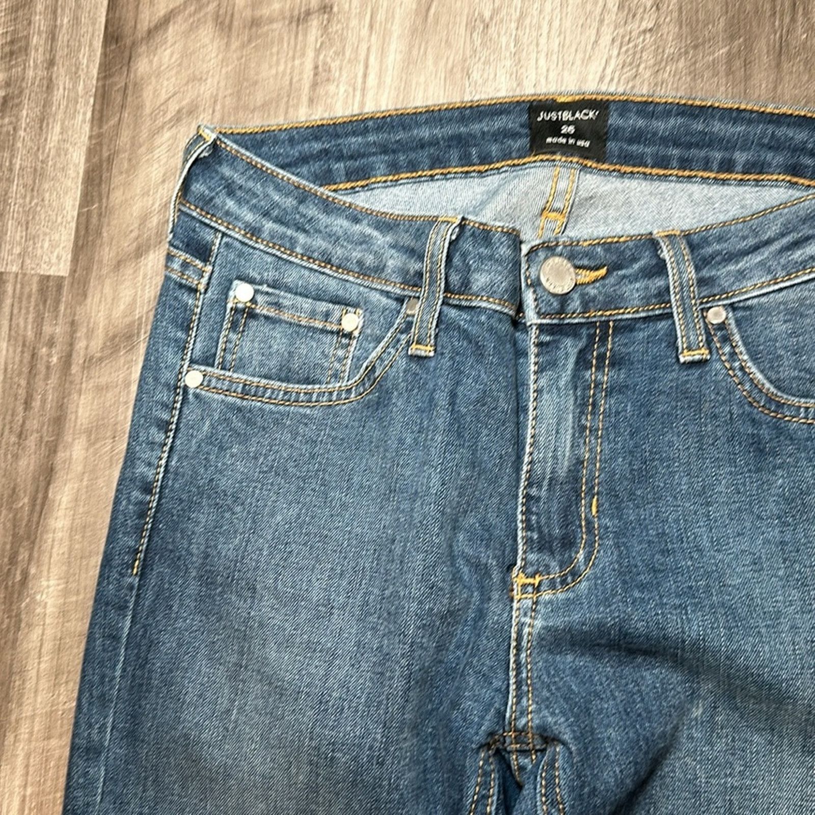 Other Just Black Arced Hem Cropped Jeans - 26 Size 26" / US 2 / IT 38 - 4 Thumbnail