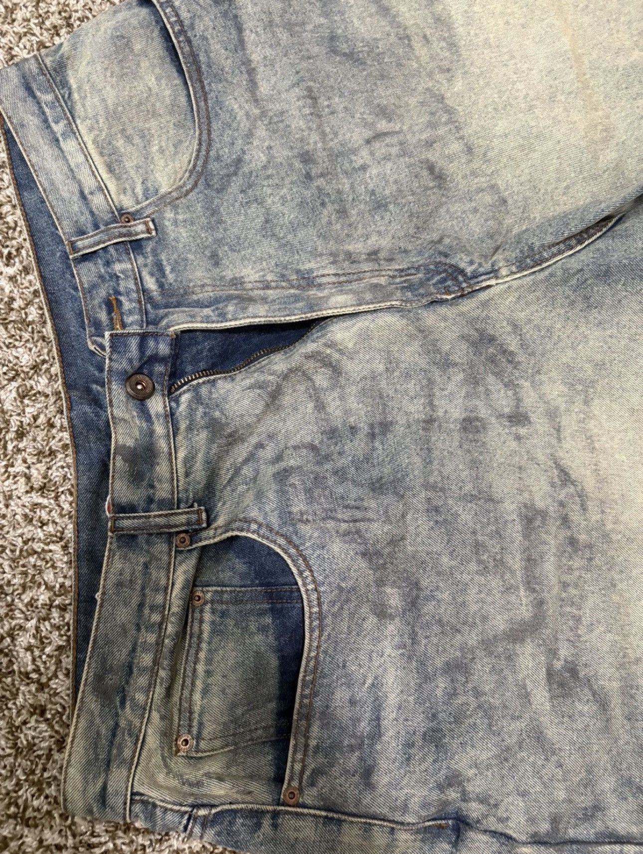 The GV Gallery GV Gallery Raspberry Hills Dirty Jean Shorts Size US 36 / EU 52 - 2 Thumbnail