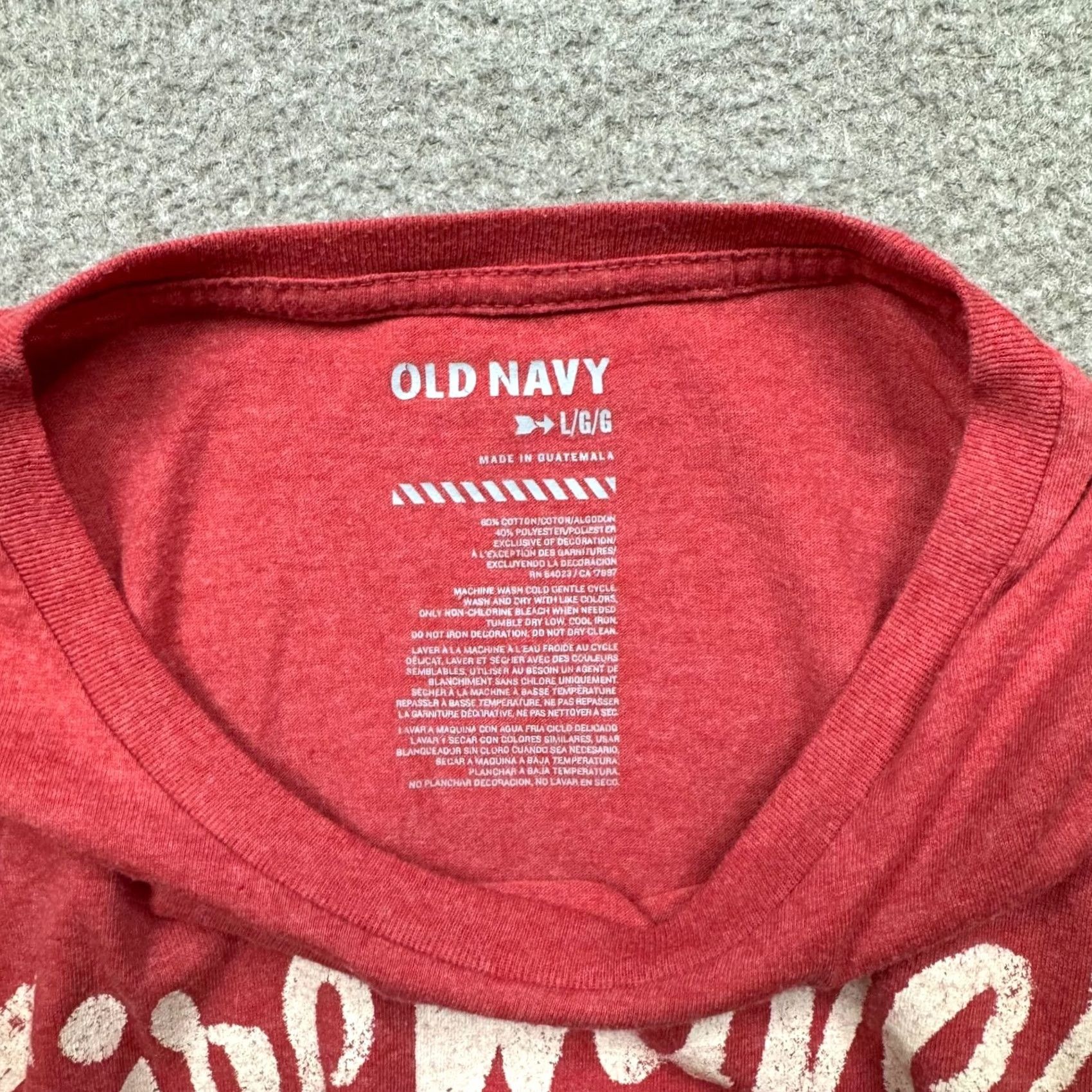 Old Navy Old Navy Shirt Mens L Red Short Sleeve Stretch Firewater Tavern NY Logo T-Shirt Size US L / EU 52-54 / 3 - 2 Thumbnail