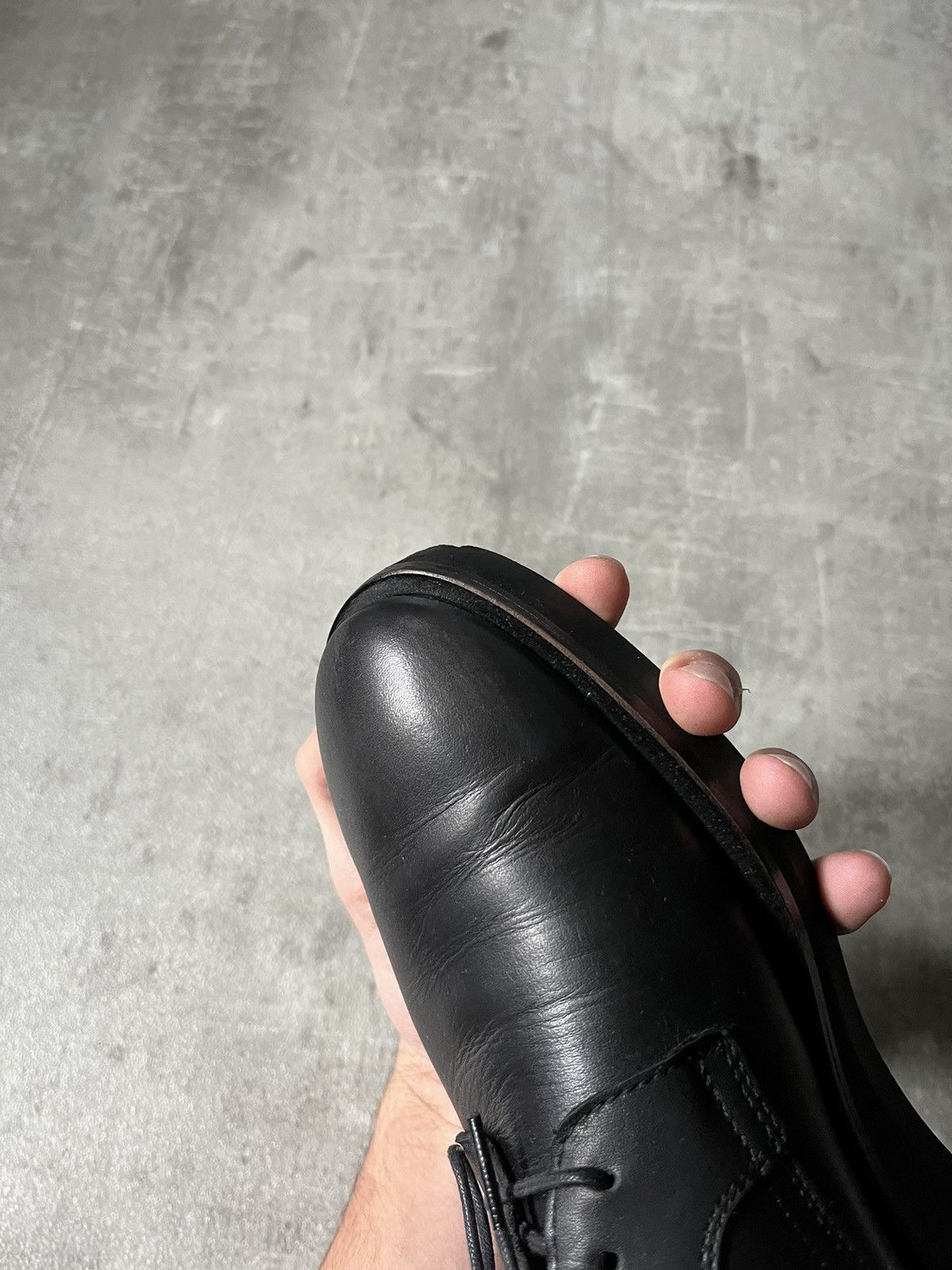 Yohji Yamamoto Yohji Yamamoto +NOIR black leather formal shoes Size US 8 / EU 41 - 13 Thumbnail