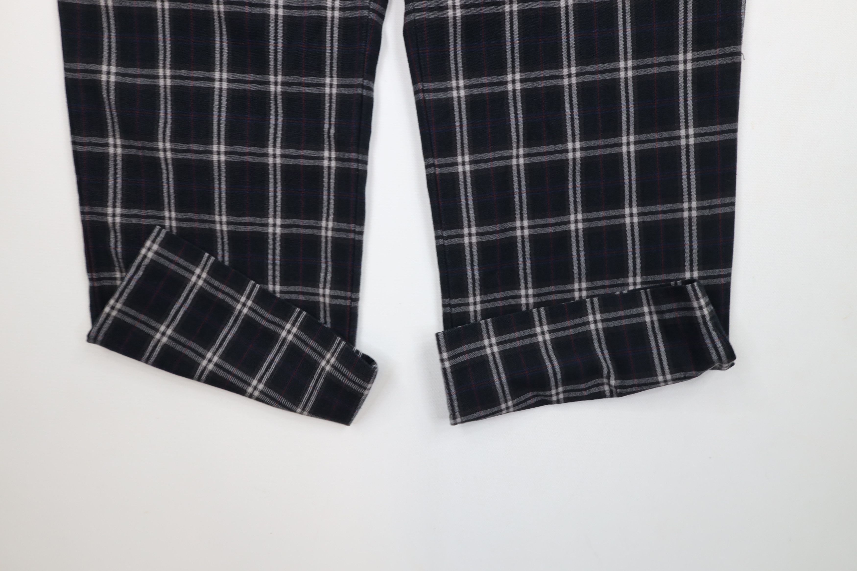 Vintage Vintage 90s Y2K Streetwear Baggy Wide Leg Chino Pants Plaid Size US 36 / EU 52 - 5 Thumbnail