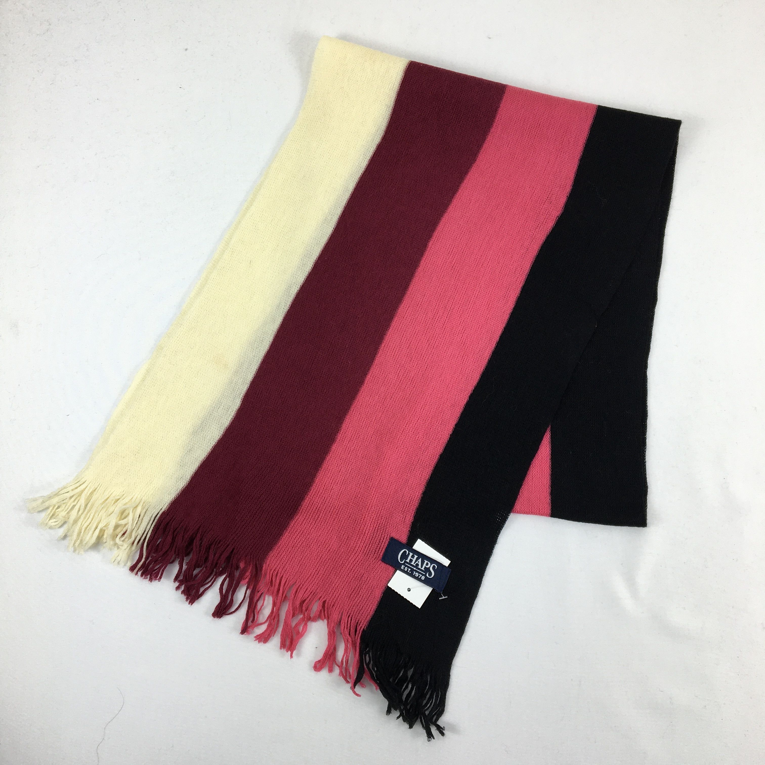 Chaps Vintage Chaps Scarf Muffler Wool Cashmere Scarves Size ONE SIZE - 3 Thumbnail