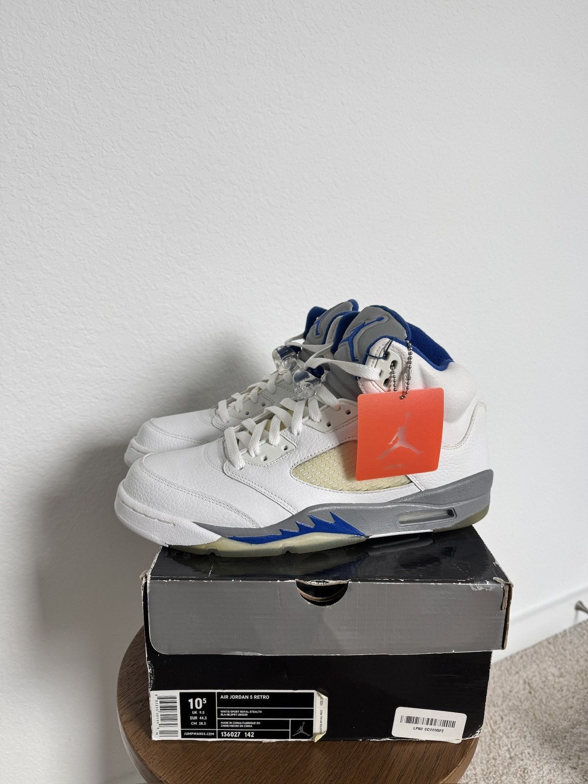 Jordan Brand × Nike Jordan 5 Stealth Size US 10.5 / EU 43-44 - 3 Thumbnail