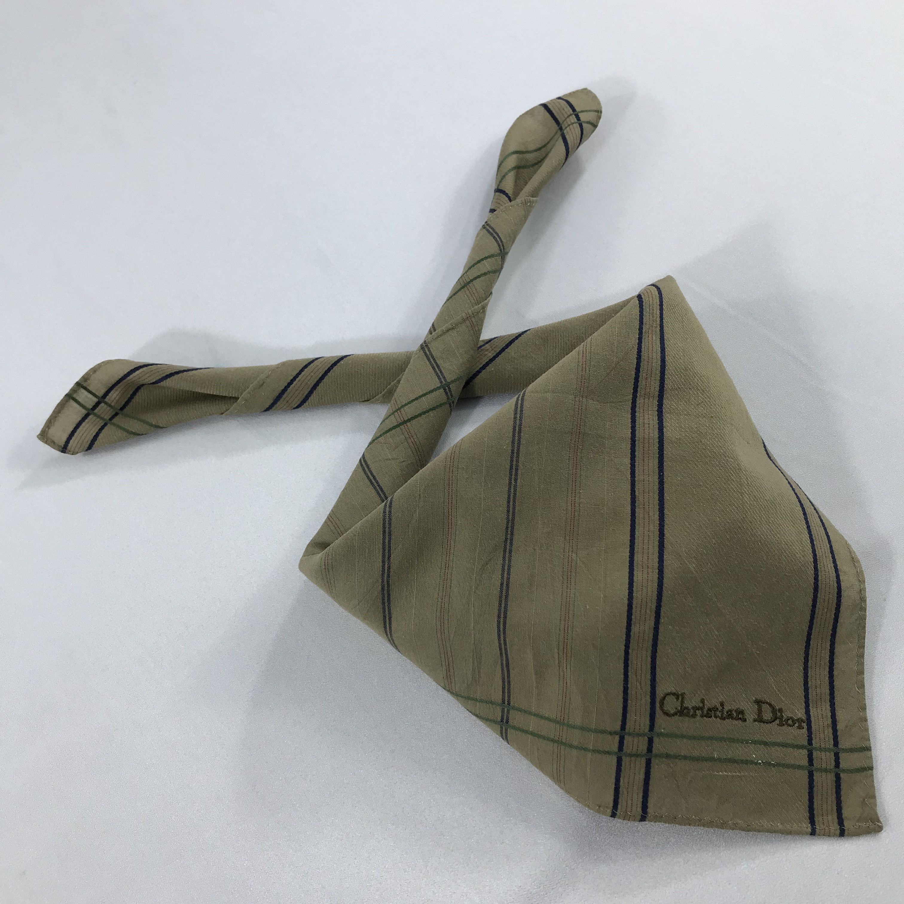 Vintage Christian Dior Bandana / Handkerchief / Neckerchief - S1980 Size ONE SIZE - 4 Thumbnail