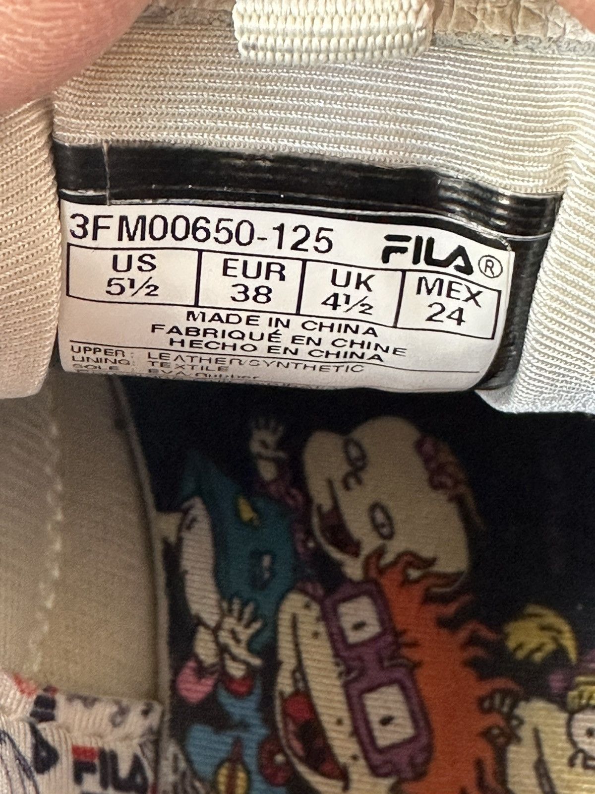 Fila Fila Disruptor 2 "Rugrats" White Shoes Size 5.5 Size US 5.5 / IT 35.5 - 9 Thumbnail