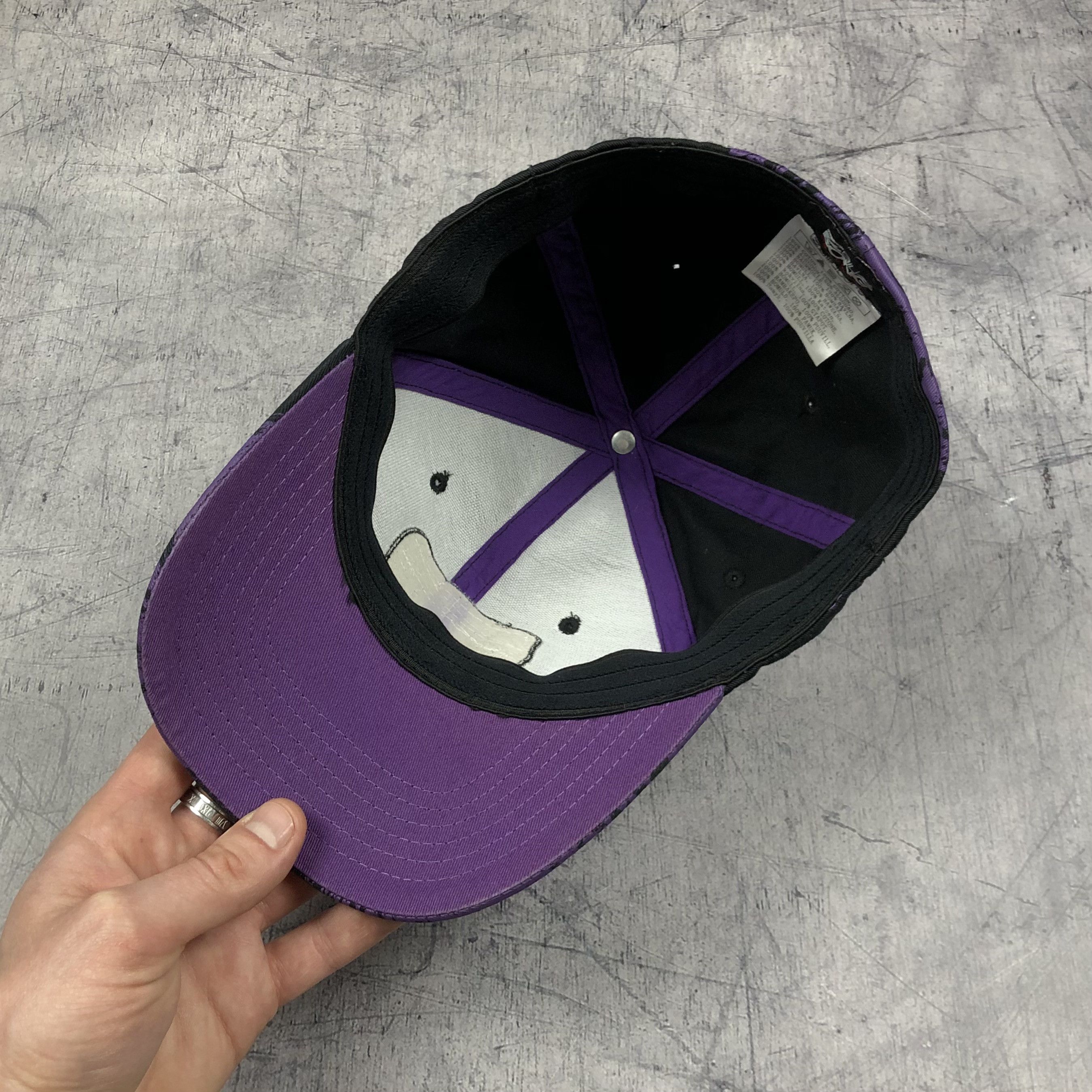 Billabong Y2K Billabong Purple Skulls Cap AOP Size ONE SIZE - 6 Thumbnail