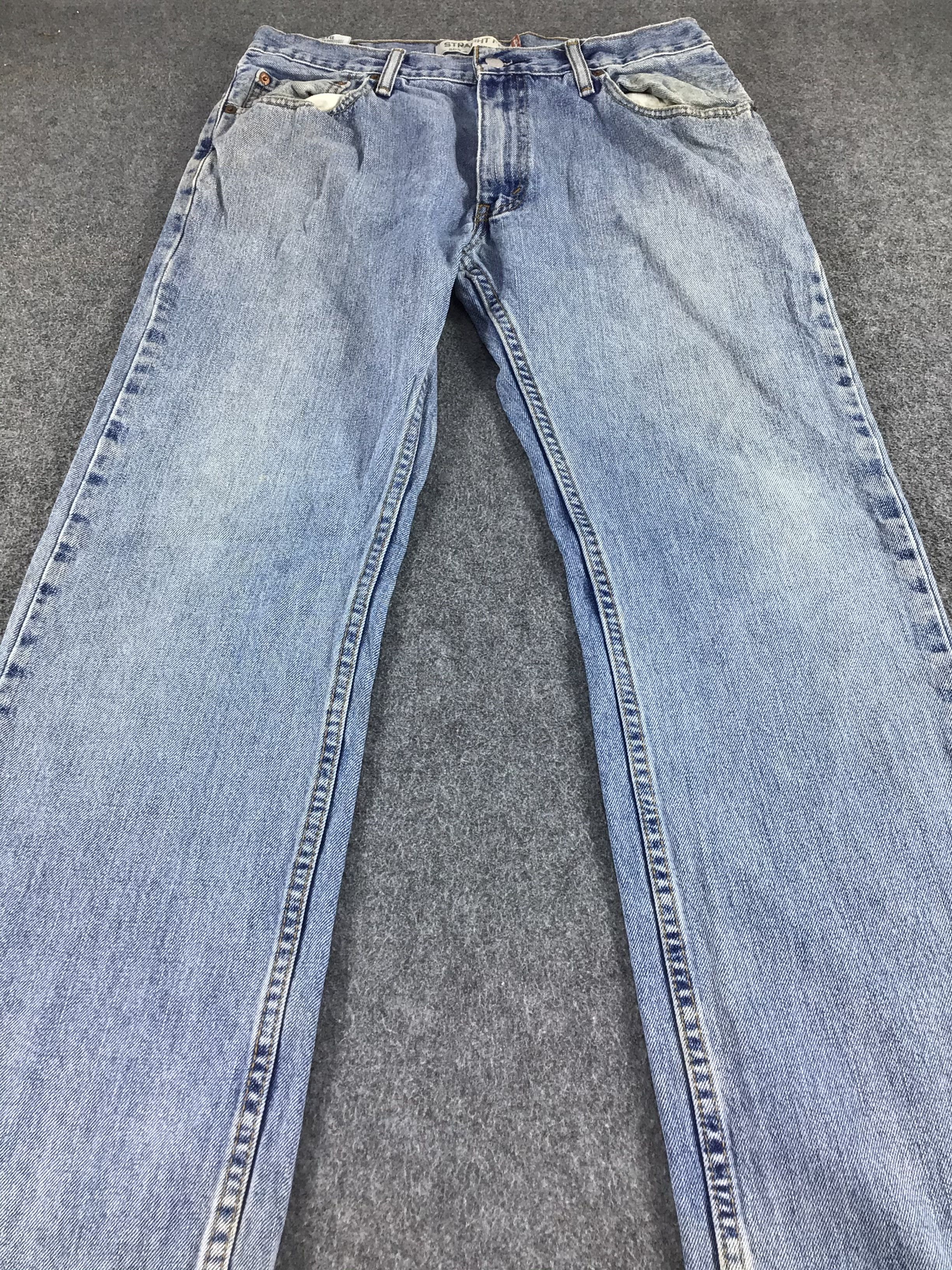 Levi's Vintage Levis 505 Jeans Dirty Faded Blue -J495 Size US 33 - 3 Thumbnail