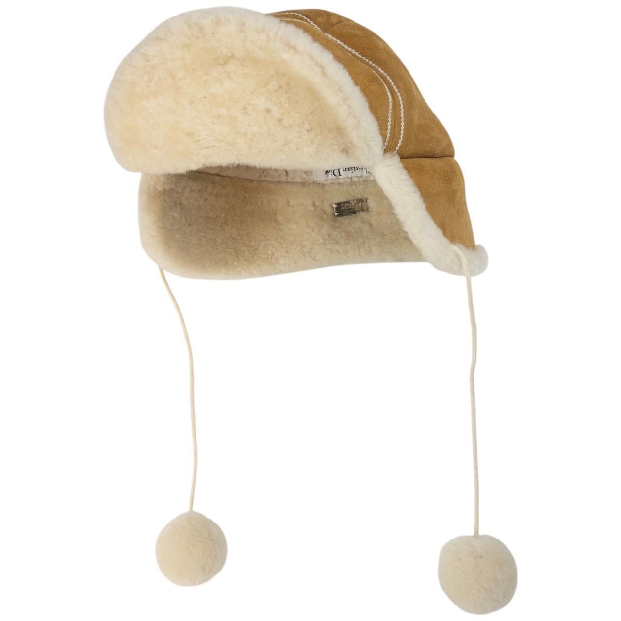 Dior Vintage Dior Sheep Skin Wool Trapper Hat Size ONE SIZE - 4 Thumbnail