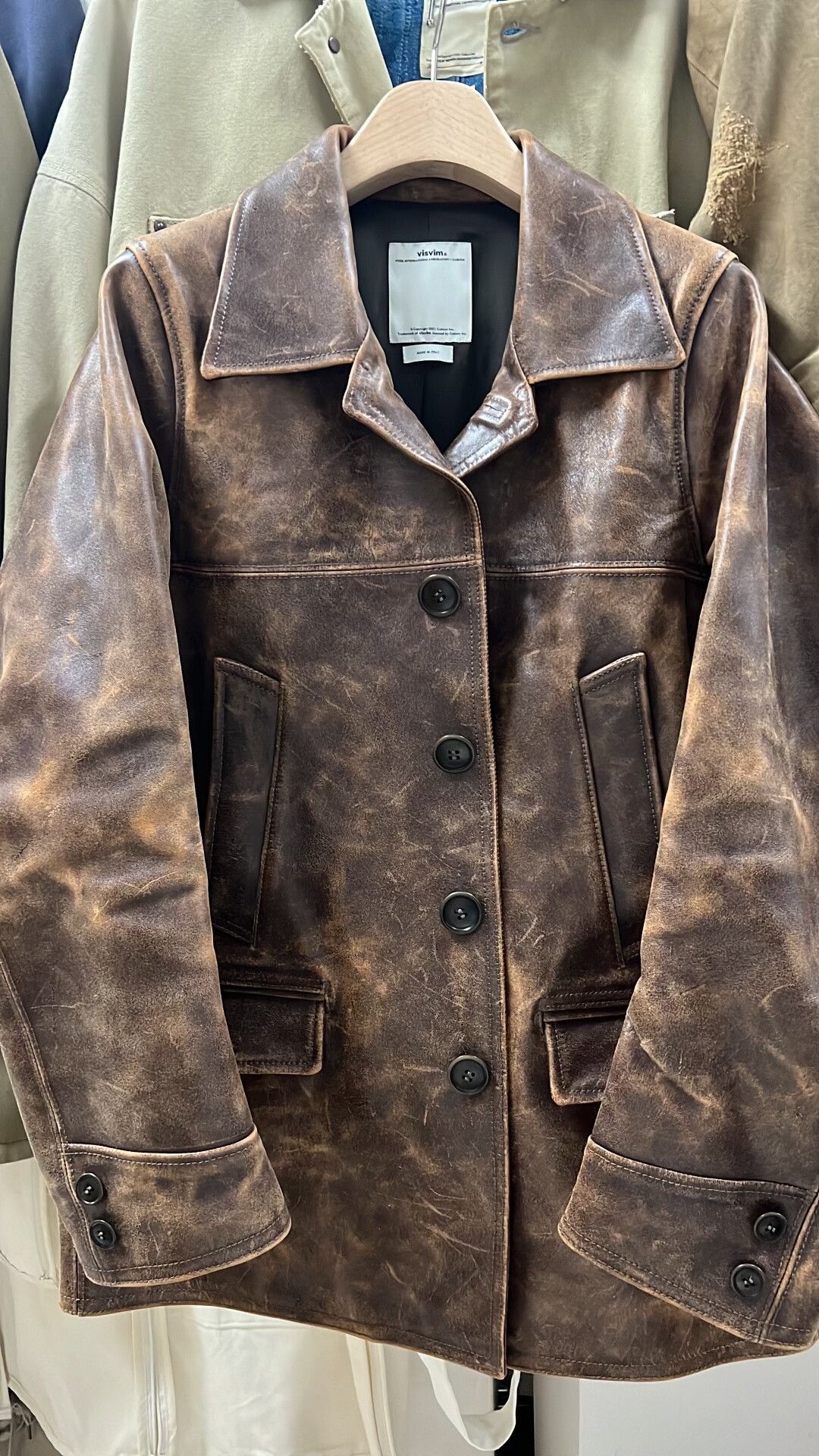 Visvim VISVIM Thought Police Jacket in Brown Size US S / EU 44-46 / 1 - 1 Thumbnail