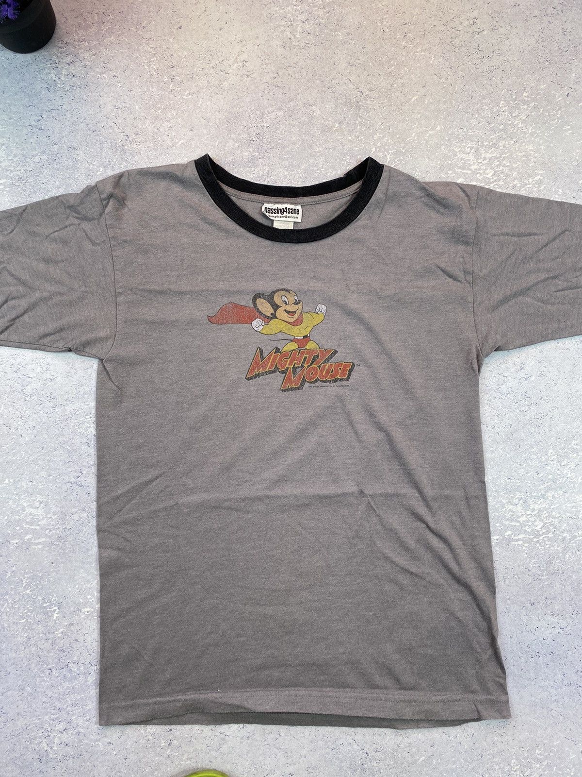Vintage Vintage Mighty Mouse Men’s T-shirt With Big Logo 2003 Medium Size US M / EU 48-50 / 2 - 3 Thumbnail