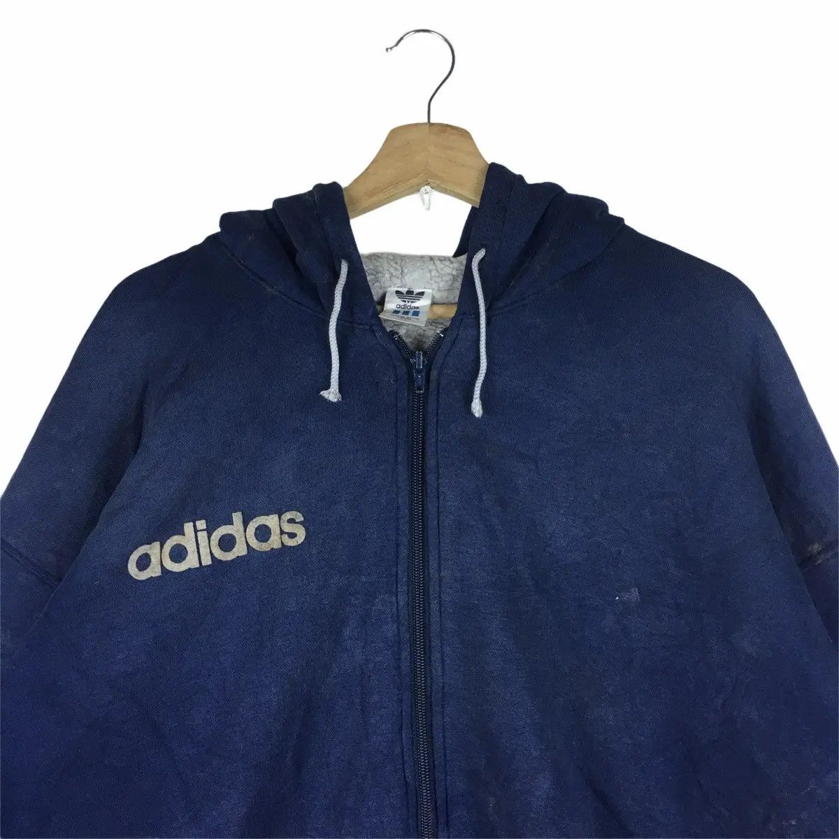 Adidas Vtg ADIDAS ORIGINALS Hoodie Outdoor Jacket Sweater Size US XL / EU 56 / 4 - 2 Thumbnail