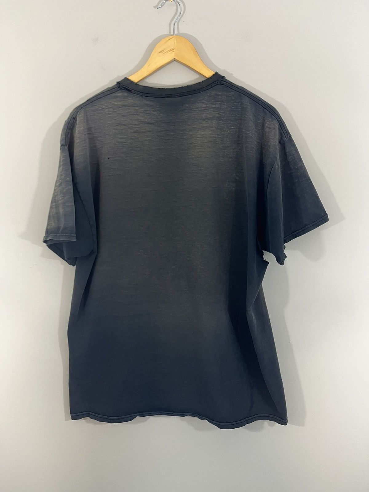 Vintage Thrashed Neon Skull Sun Faded Distressed Snake Tee Size US XL / EU 56 / 4 - 8 Thumbnail