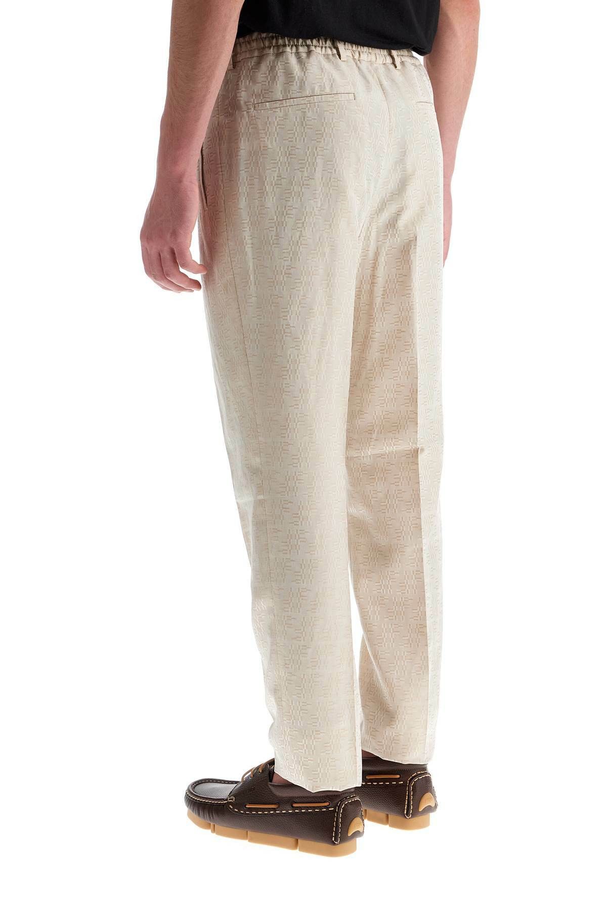Fendi o1B3y1r0526 Casual Pant in Beige Size US 36 / EU 52 - 3 Thumbnail