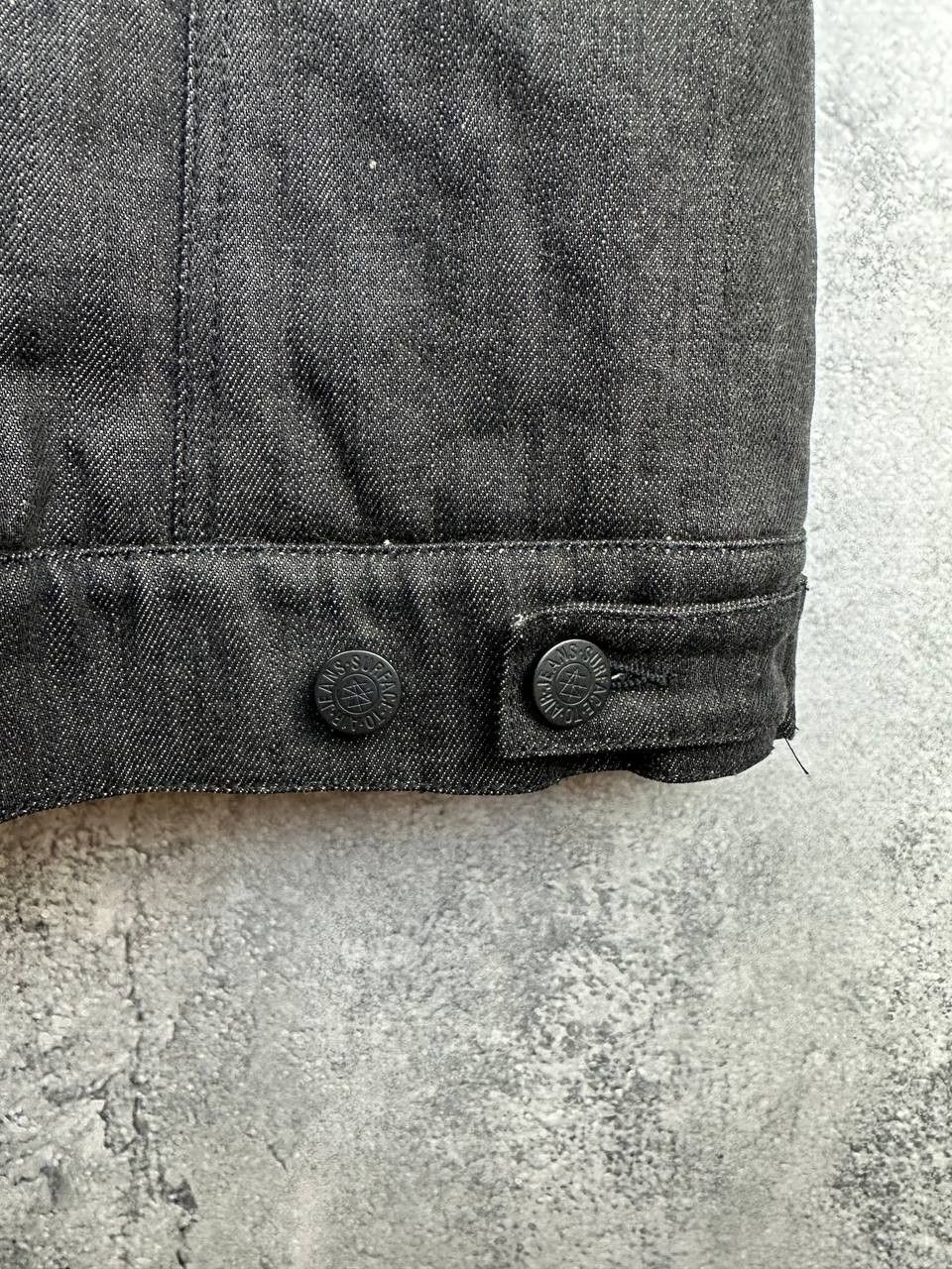 Surface To Air Surface To Air Black Denim Sherpa Lined Biker Vest Size US XS / EU 42 / 0 - 10 Thumbnail
