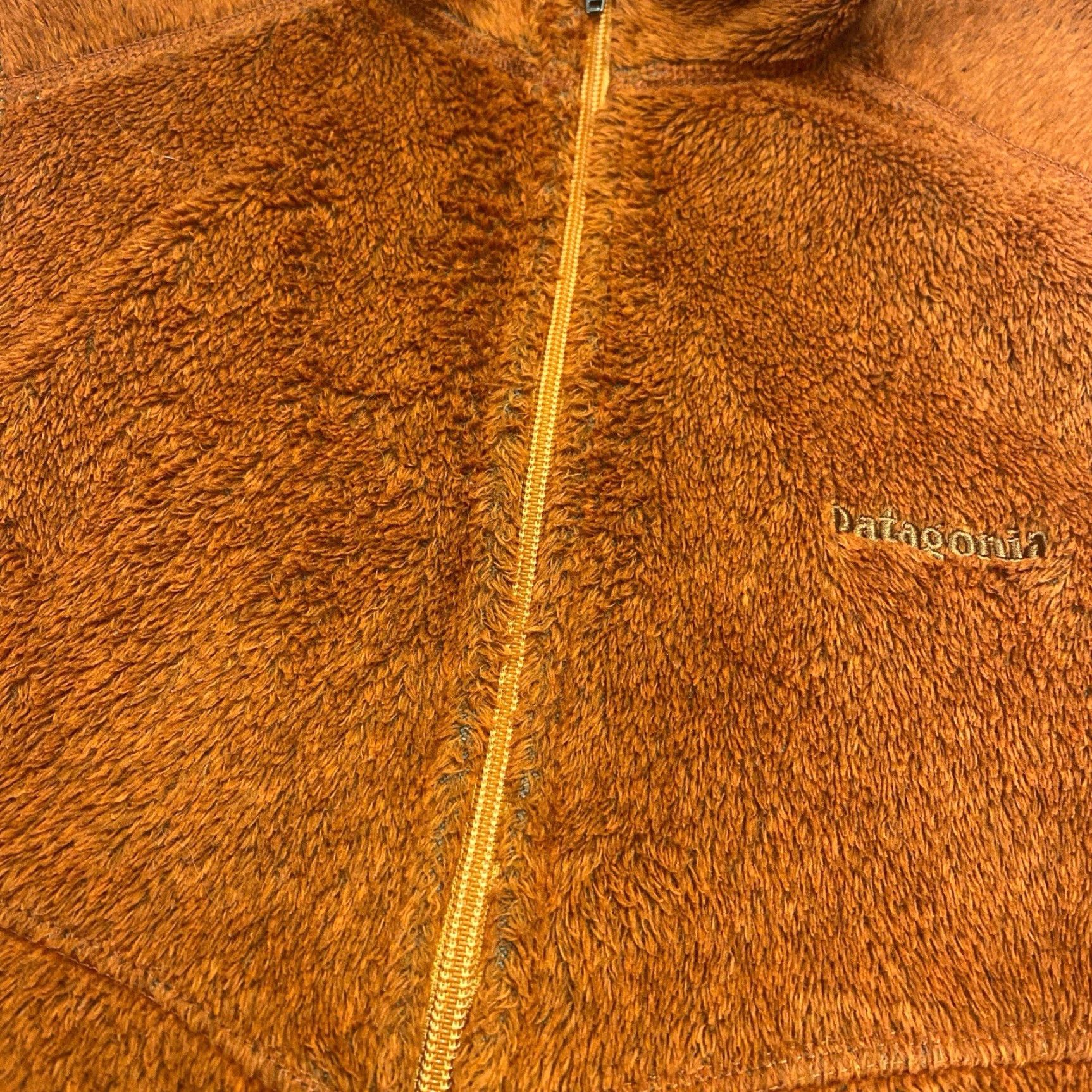 Patagonia VINTAGE Patagonia Vest Men's Medium Orange USA Sherpa Fleece Full Zip Vintage USA Patagoni a? Size US M / EU 48-50 / 2 - 3 Thumbnail