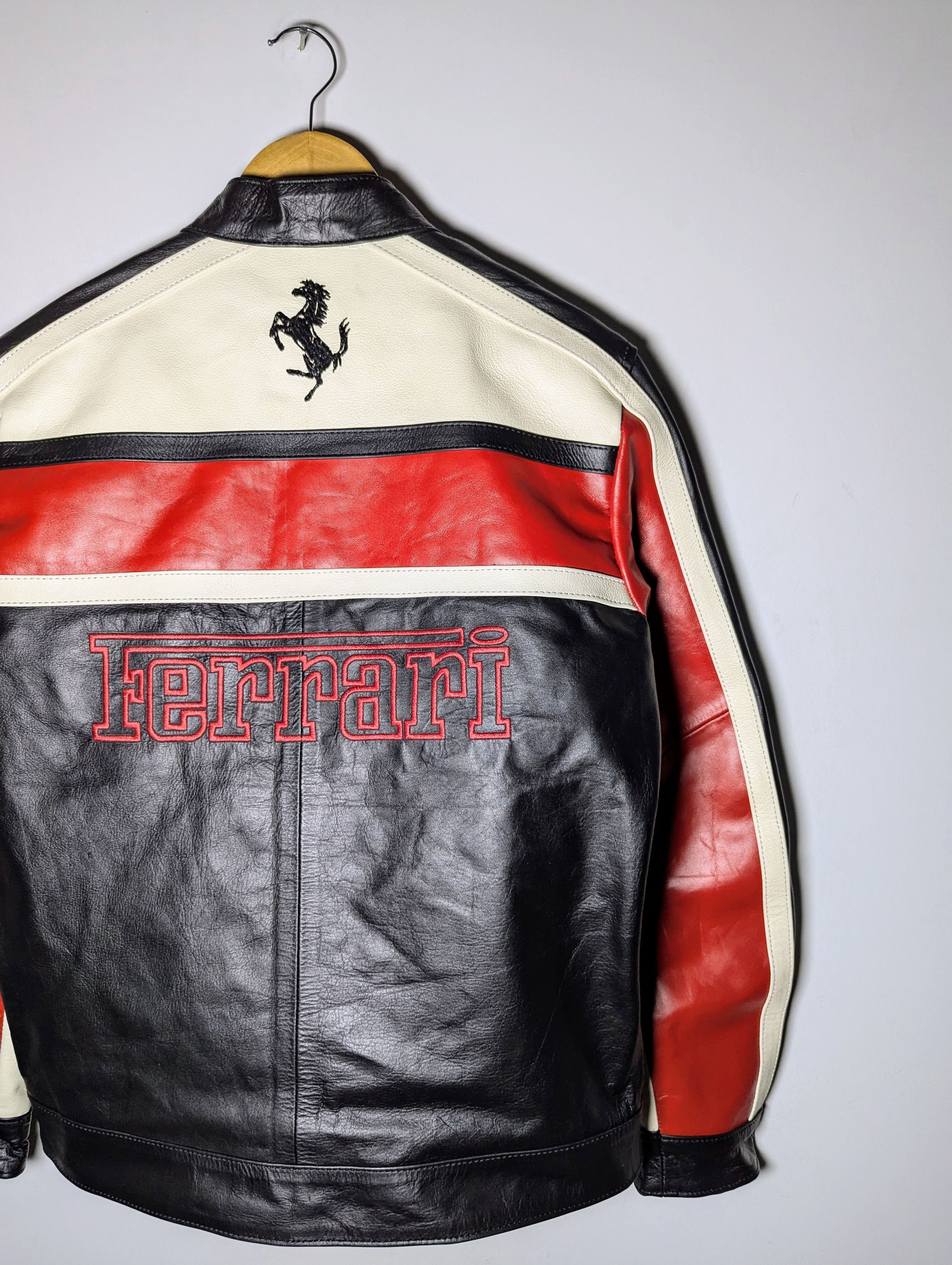 Ferrari 🔥 FERRARI 👀 LEATHER JACKET Formula 1 Streetwear Size US L / EU 52-54 / 3 - 11 Thumbnail