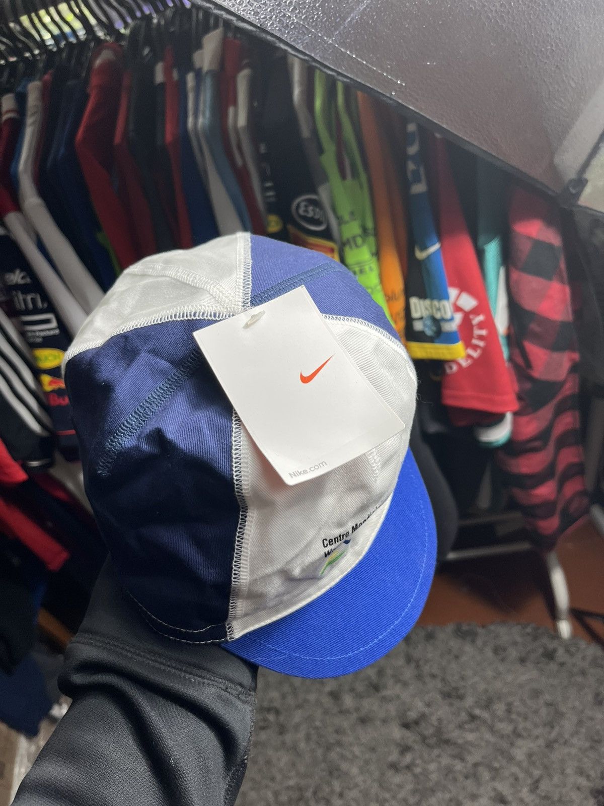 Nike NIKE VINTAGE 00s COTTON CYCLING CENTRE CAP Size ONE SIZE - 4 Thumbnail