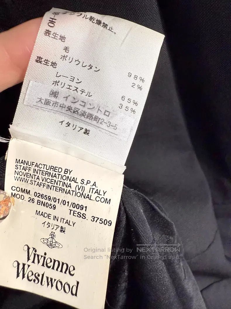 Vivienne Westwood Vivienne Westwood Porcelain Button Classic Lapel Tailored Size S / US 4 / IT 40 - 9 Thumbnail
