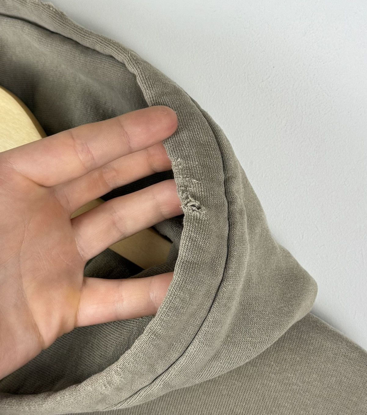 Allsaints Allsaints Nico Oth Hoodie Beige Pullover Top Long Sleeve Size US XL / EU 56 / 4 - 7 Thumbnail