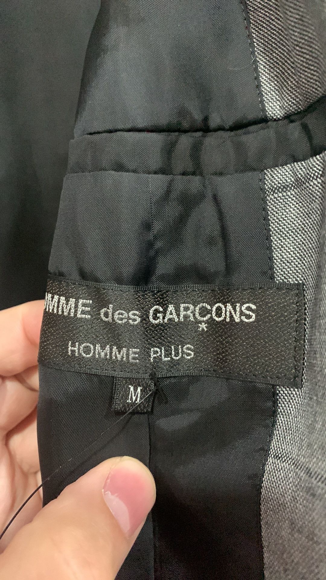 Comme des Garcons Homme Plus × Junya Watanabe NWT $2705 Comme des garçons homme plus ruffles blazer Size 38R - 7 Thumbnail