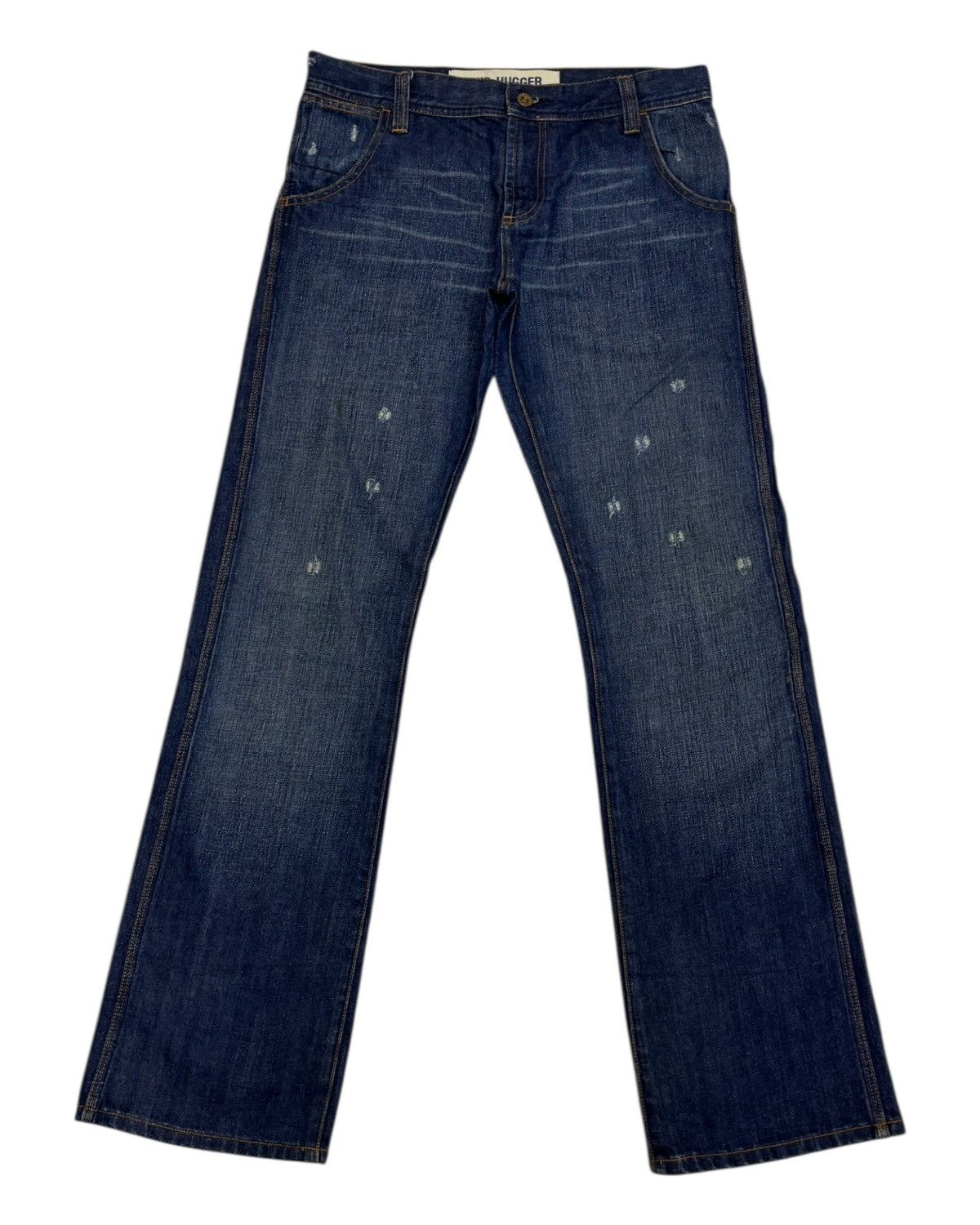 Japanese Brand × Kapital × Le Grande Bleu (L.G.B.) Flare Jeans Hip Hugger Gap Blue Distressed Denim Jeans Size US 32 / EU 48 - 7 Thumbnail