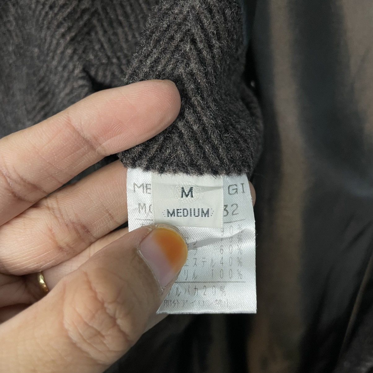BIGI Men's Bigi Fur Wool Jacket Size US M / EU 48-50 / 2 - 15 Thumbnail