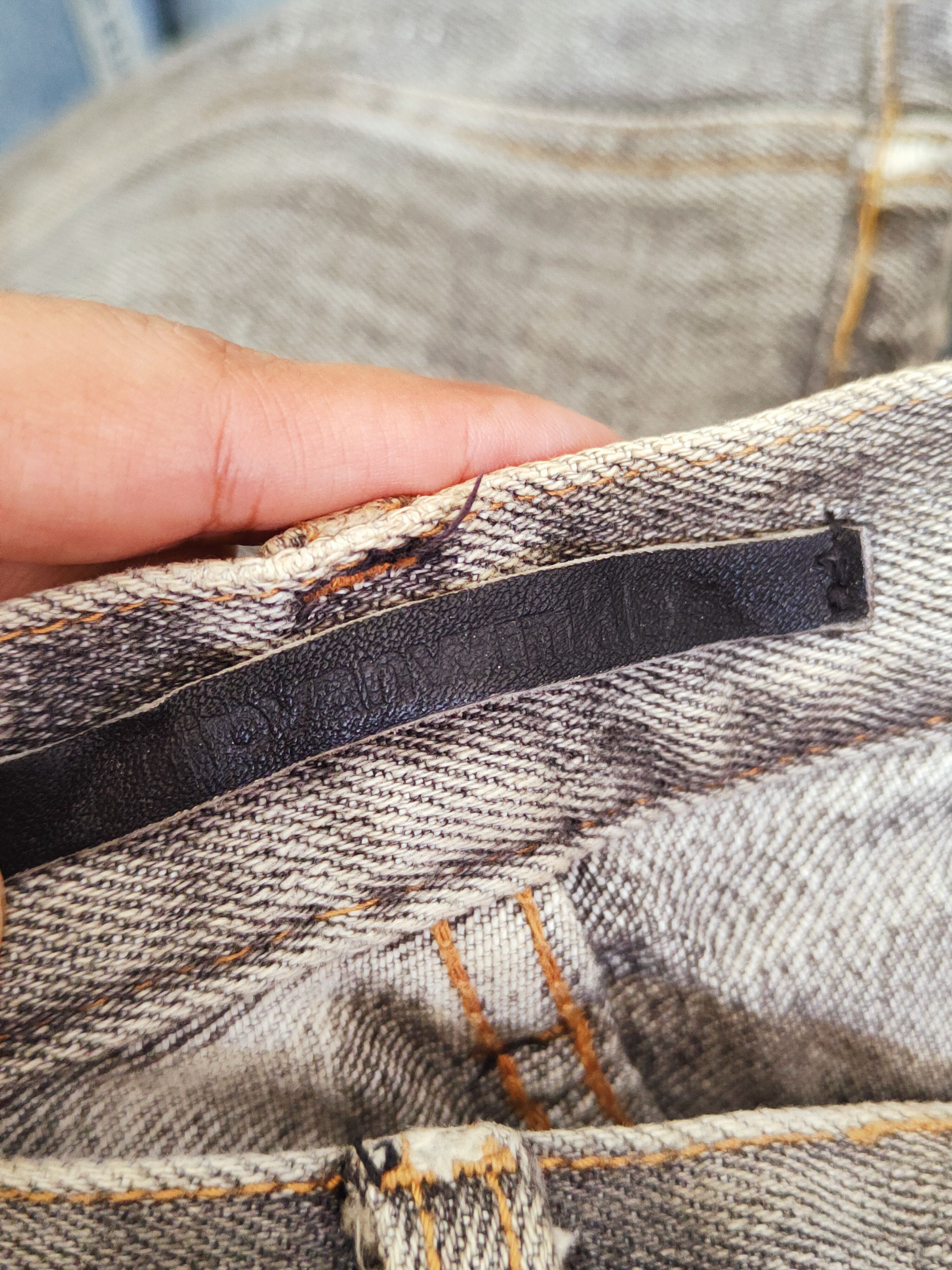 RIPVANWINKLE Rip van winkle japan Black Faded Ripped denim Jeans #W658 Size US 32 / EU 48 - 14 Thumbnail