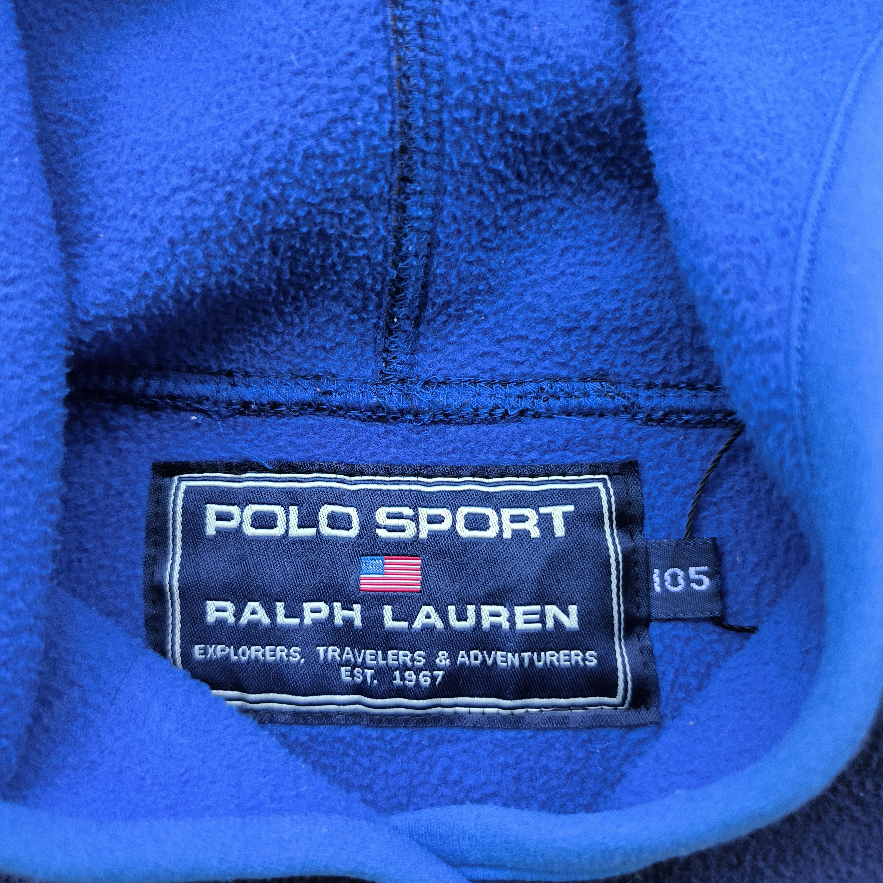 Polo Ralph Lauren Vintage 1990s Polo Sport Fleece Hoodie Size US XL / EU 56 / 4 - 3 Thumbnail