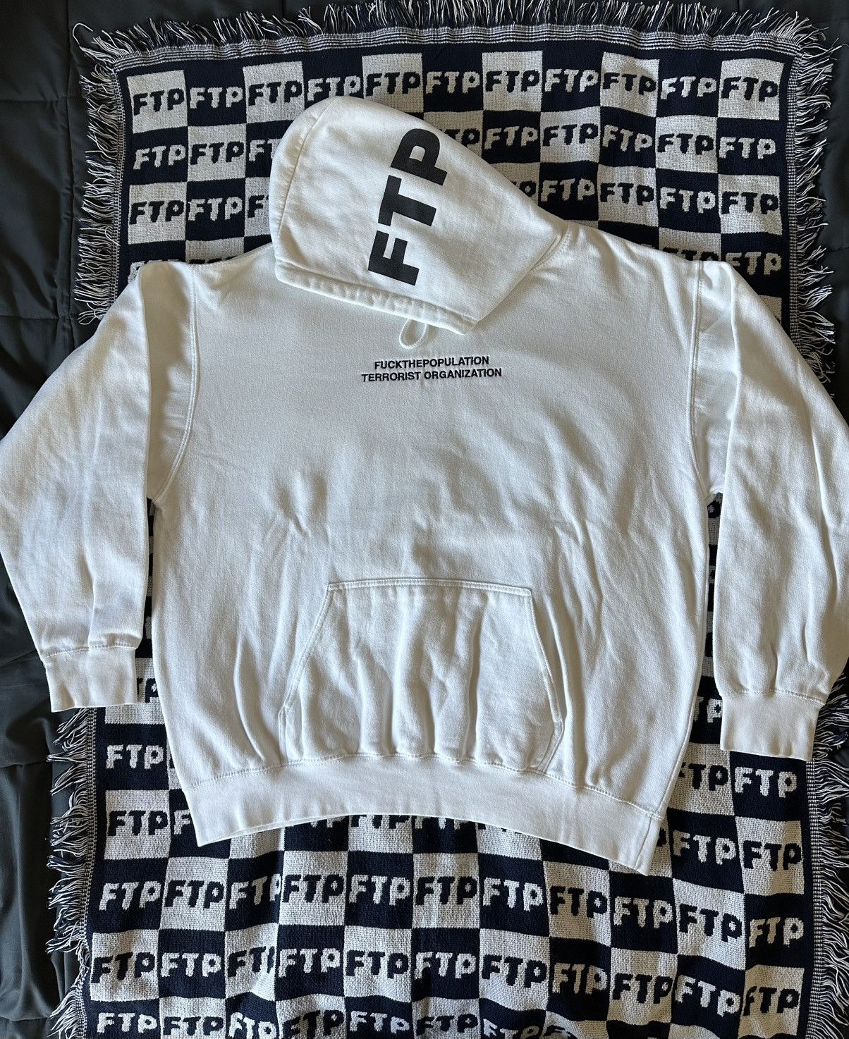 Fuck The Population FTP TERRORIST ORG. HOODIE Size US L / EU 52-54 / 3 - 1 Thumbnail