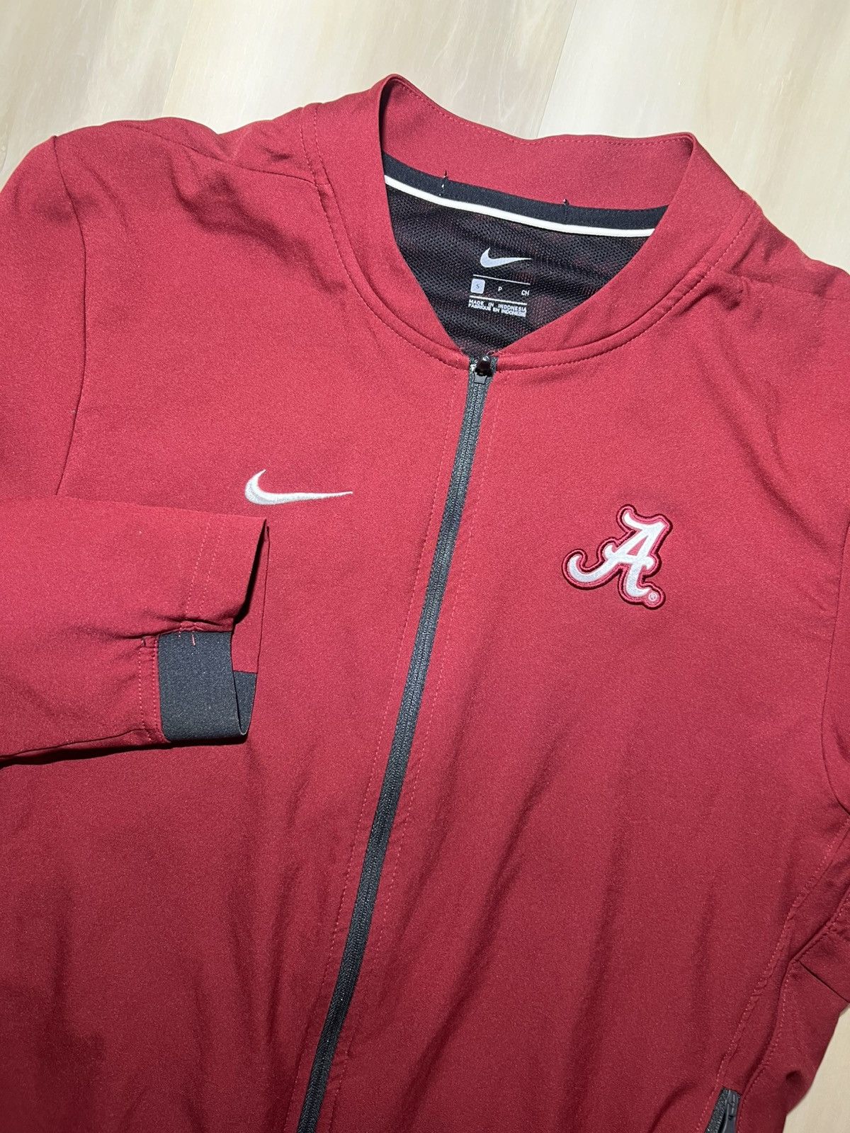 Nike Nike Alabama Crimson Tide Zipper Storm Jacket Sz S Football Size US S / EU 44-46 / 1 - 1 Thumbnail