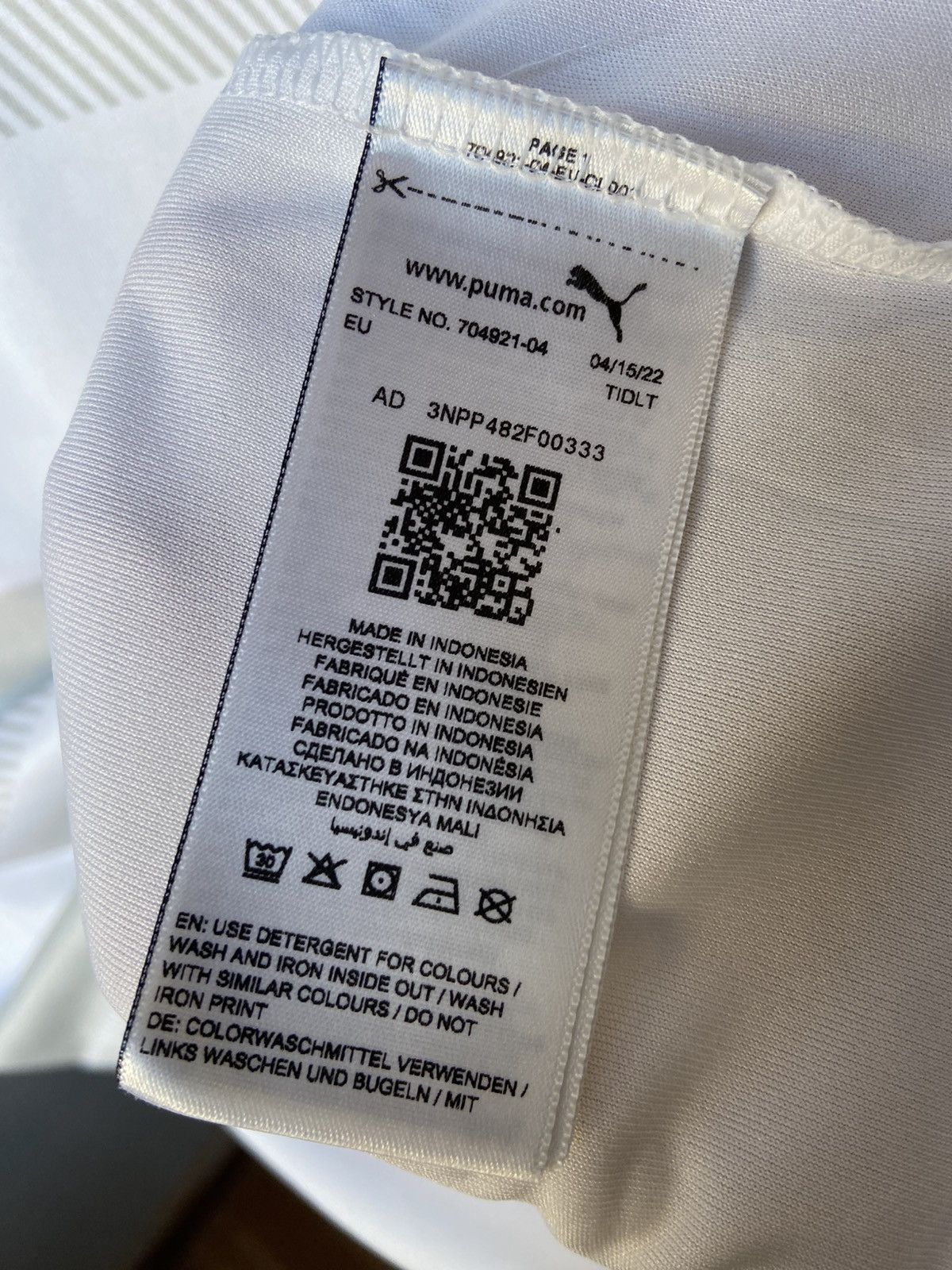 Puma 2022/23 Puma Amiens SC Match Worn Player Issued Jersey Sz S Size US S / EU 44-46 / 1 - 7 Thumbnail