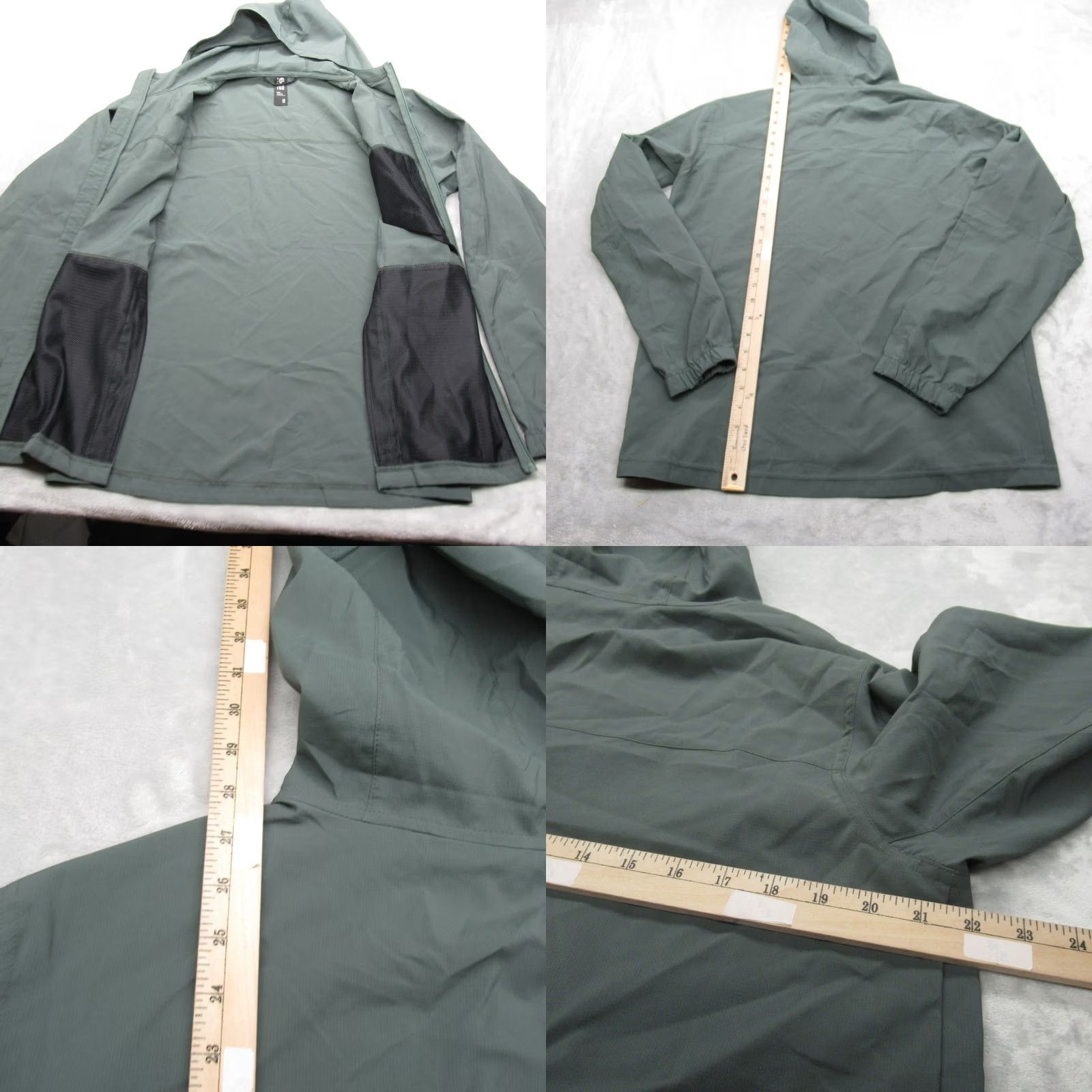 Mountain Hardwear Mountain Hardwear Jacket Mens MED Green Windbreaker Zip Full Zip Pockets Packable Lightweight Hiking Outdoor 90s Vintage? (Note: No, Vintage is No) Size US M / EU 48-50 / 2 - 8 Thumbnail
