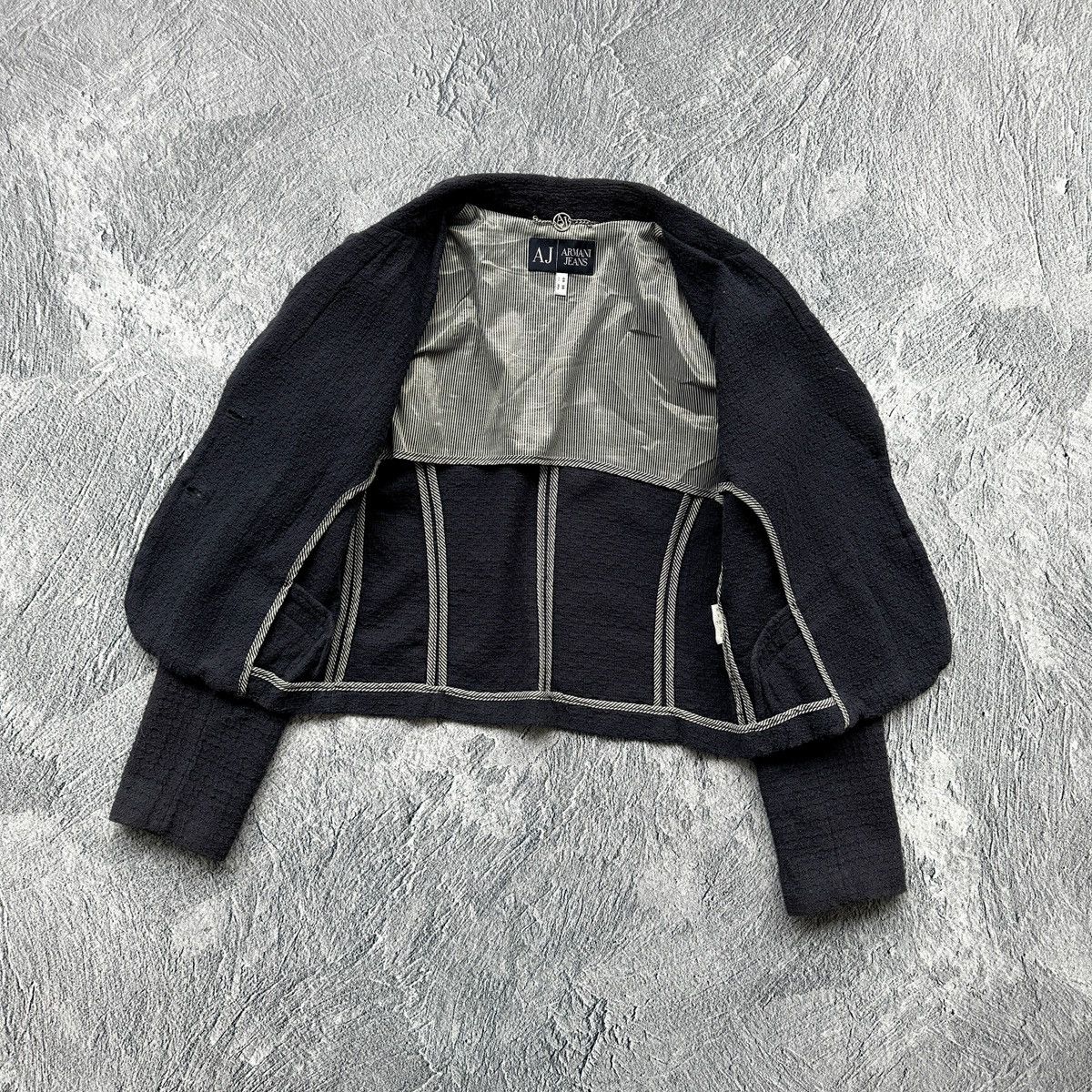 Armani Women’s Blazer Jacket Armani Jeans Light Blue Size: USA 10 Size L / US 10 / IT 46 - 8 Thumbnail