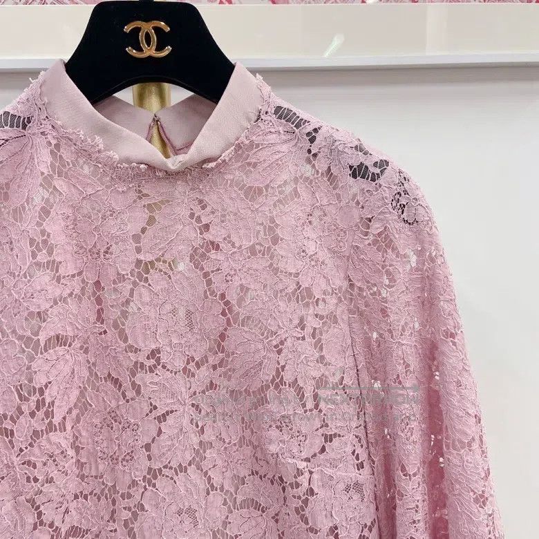 Valentino Valentino Pink cape lace sleeveless dress Size S / US 4 / IT 40 - 3 Thumbnail