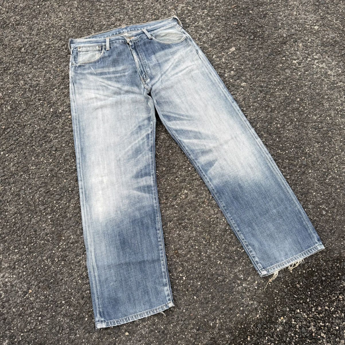 Levi's W35 Vintage Levi's 553 straight faded denim jean pants. Size US 35 - 2 Thumbnail
