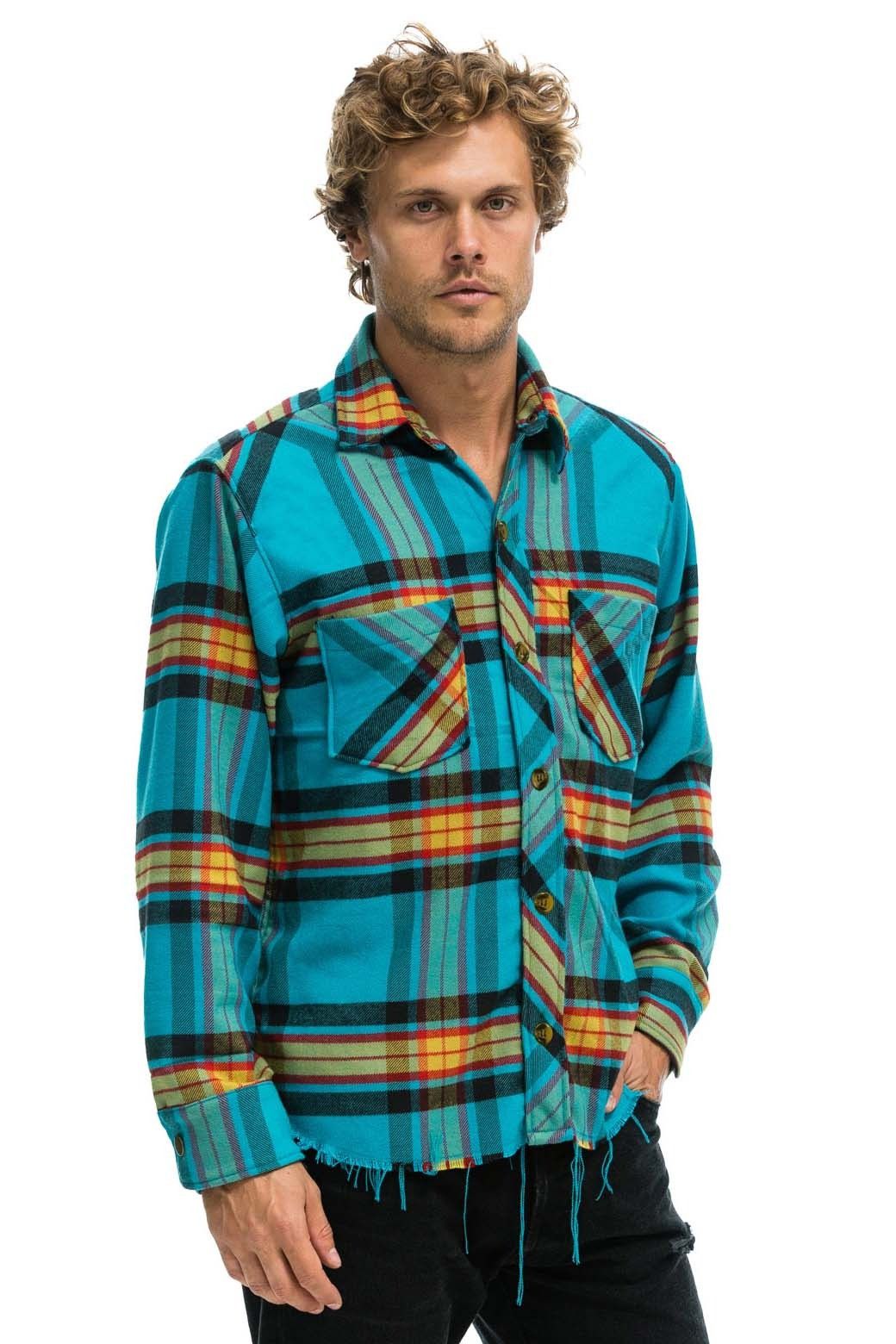 Aviator Nation Aviator Nation Plaid Flannel Western Shirt Size US XXL / EU 58 / 5 - 1 Thumbnail